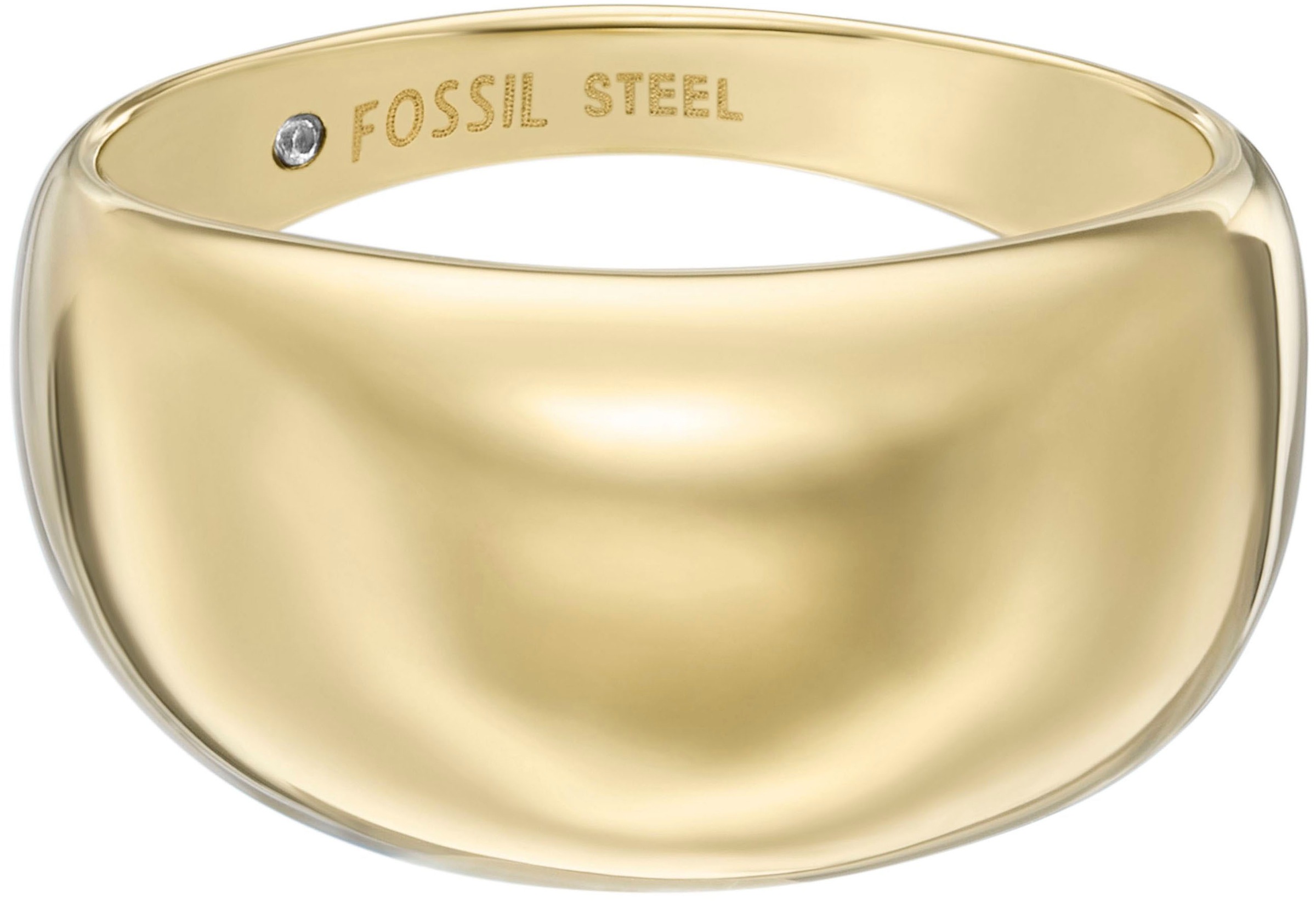 Fossil Fingerring »Schmuck Geschenk Edelstahl All Stacked Up, JF04746710, JF04747040«