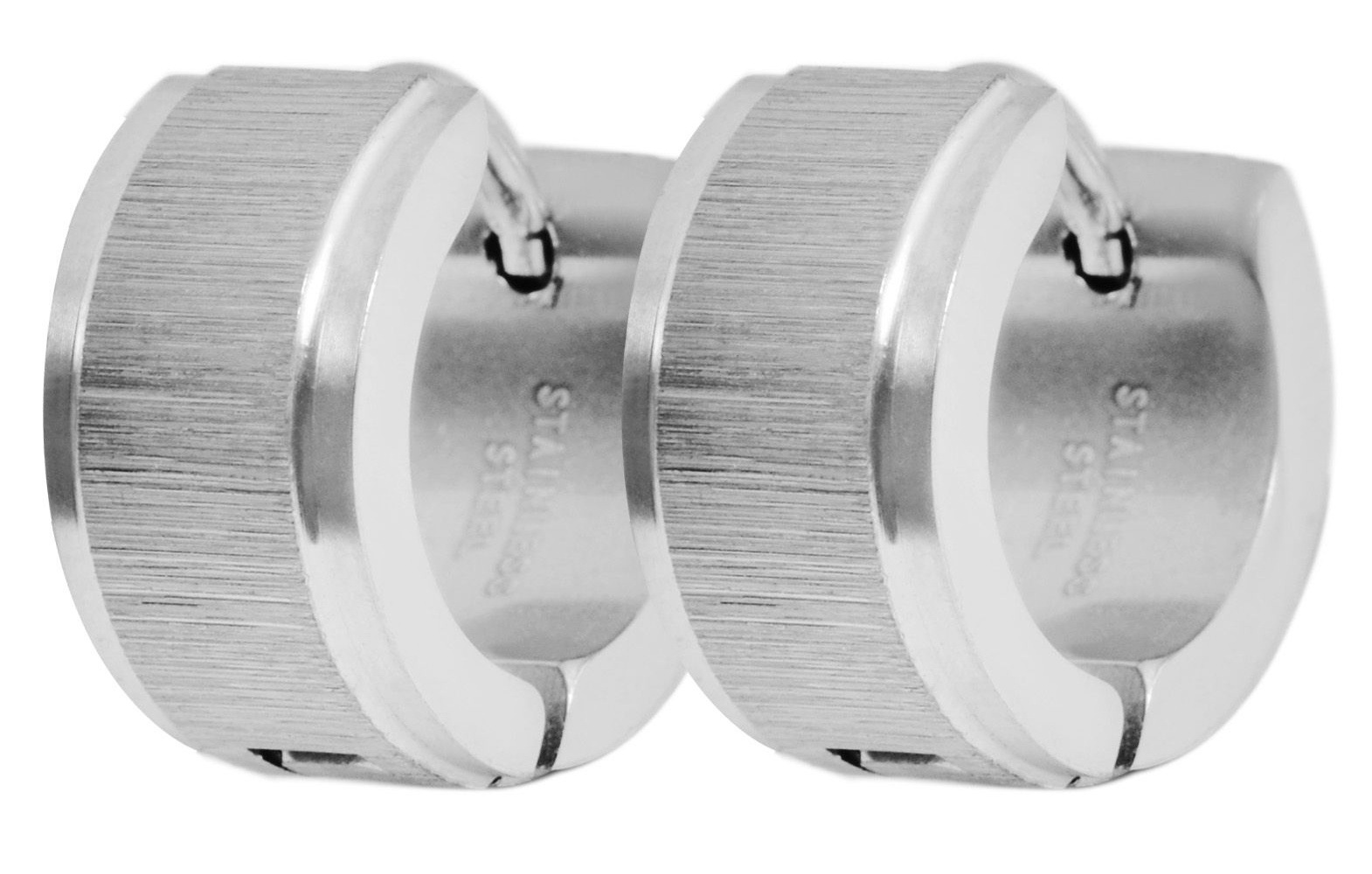 Adelia´s Klappcreolen »Damen Ohrringe – Klappcreole aus Edelstahl« Schöne Geschenkidee zum Valentinstag