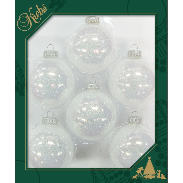 Krebs Glas Lauscha Weihnachtsbaumkugel »CBK03221, Weihnachtsdeko,  Christbaumschmuck, Christbaumkugeln Glas«, (Set, 6 St.), aus Glas kaufen |  BAUR