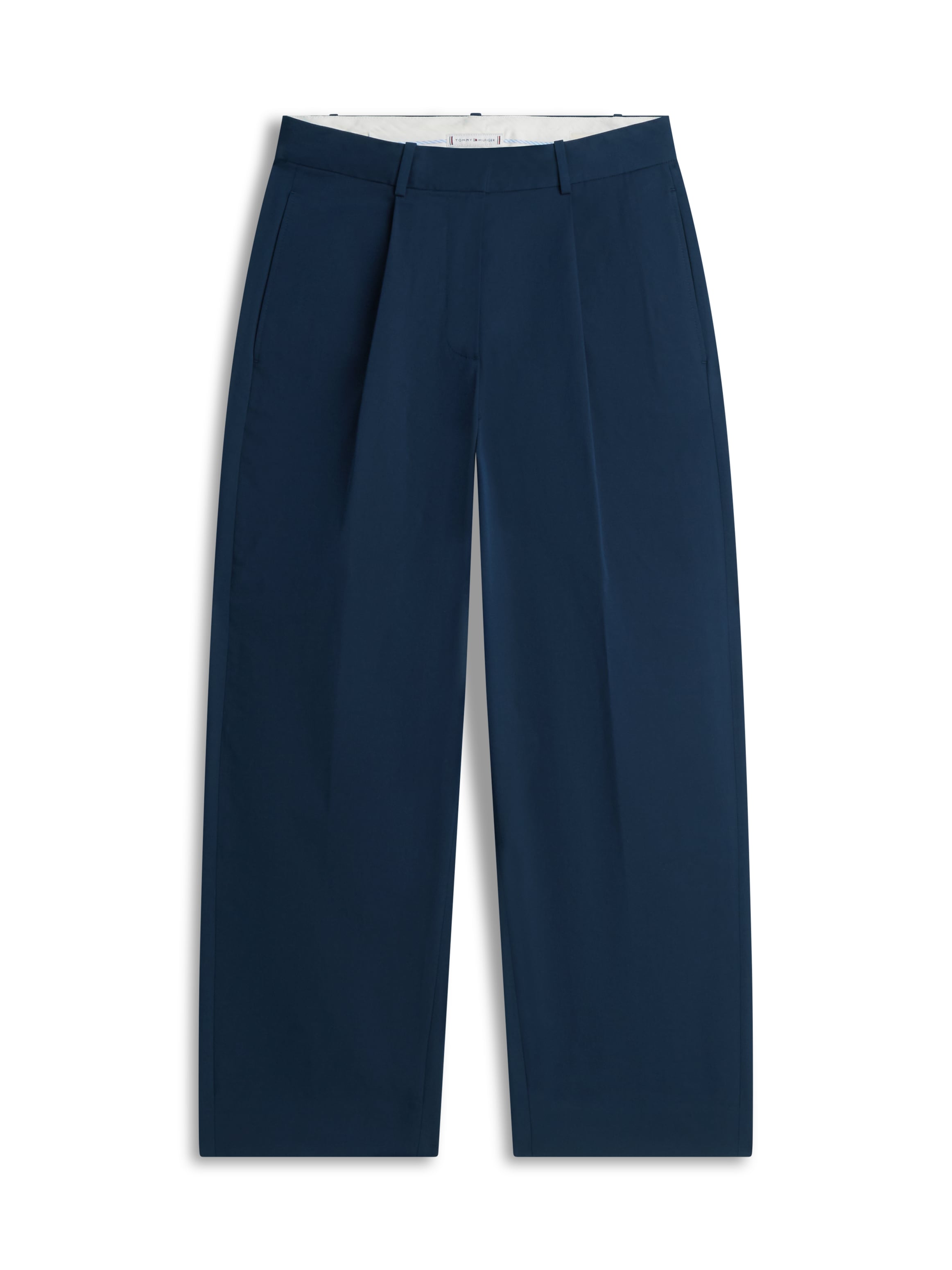 Tommy Hilfiger Chinohose »COTTON BARREL PLEATED CHINO«  Baumwollmix, Mid Rise, Tapered