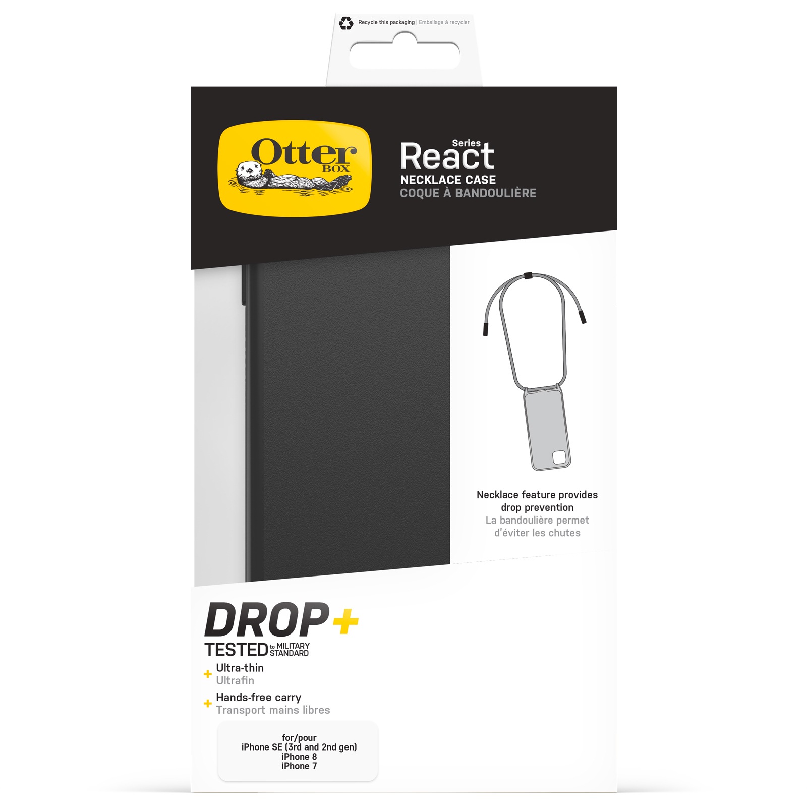 Otterbox Case zum Umhängen »React Necklace«, iPhone 7 / 8-iPhone SE (2. Gen)-iPhone SE (2020), passend für Apple iPhone SE, 7, 8
