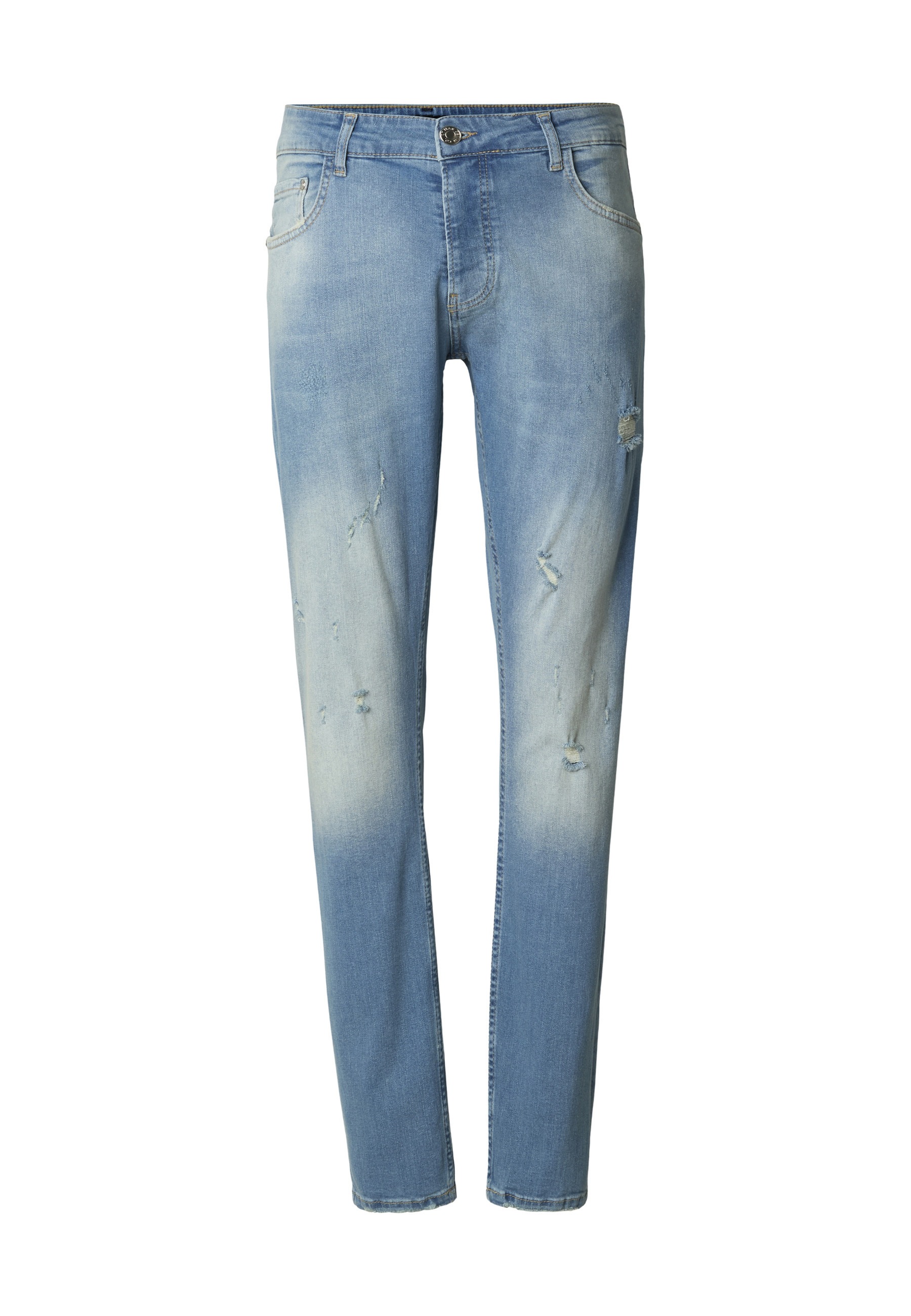 2Y Premium Straight-Jeans "2Y Premium 2Y Premium Slightly Ripped Straight Fit Jeans"