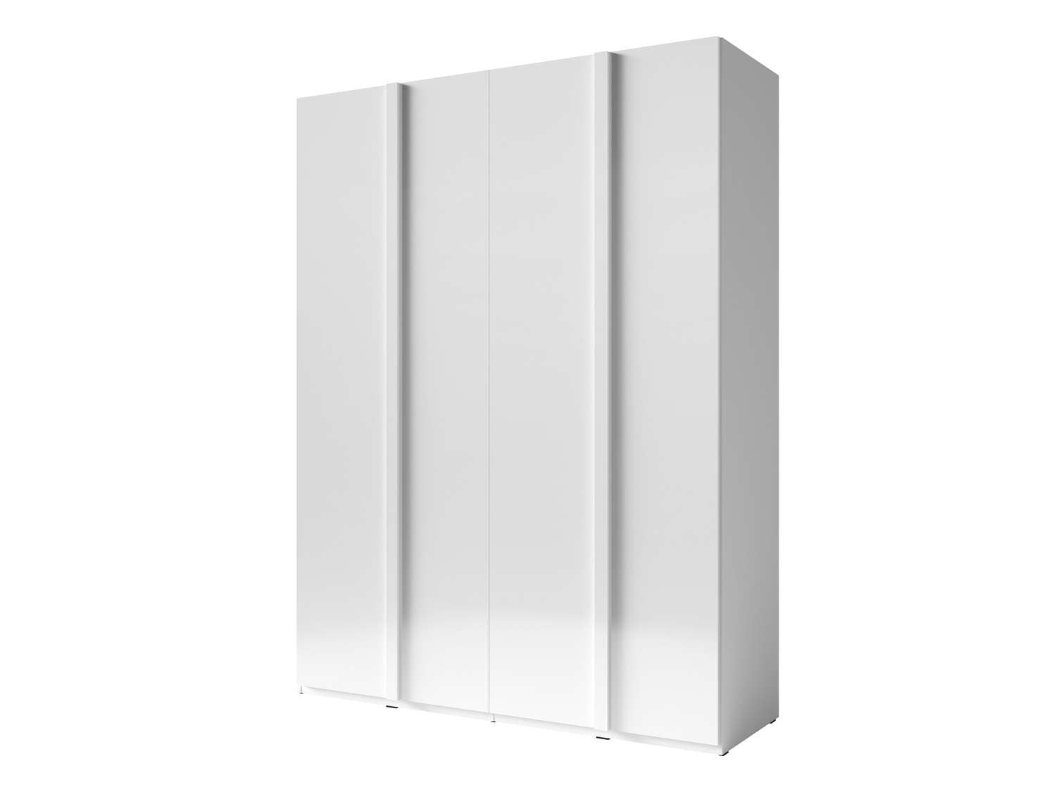 INOSIGN Kleiderschrank »Kleiderschrank Malissa mit Regalen und Kleiderstangen«, Garderobe mit 4 Hochglanz-Drehtüren, BxTxH 181x59x237 cm