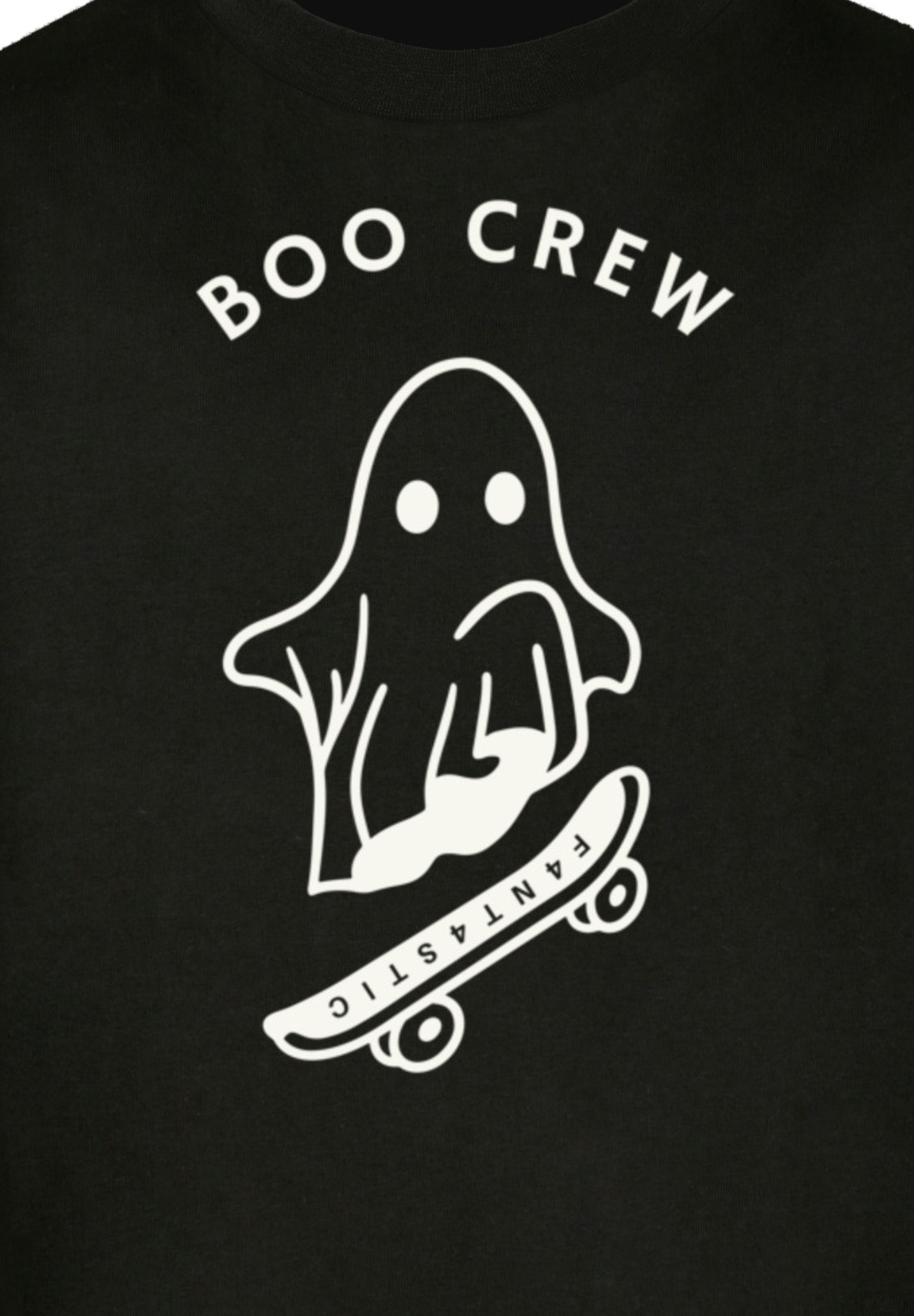 F4NT4STIC T-Shirt »Boo Crew Halloween«, Print