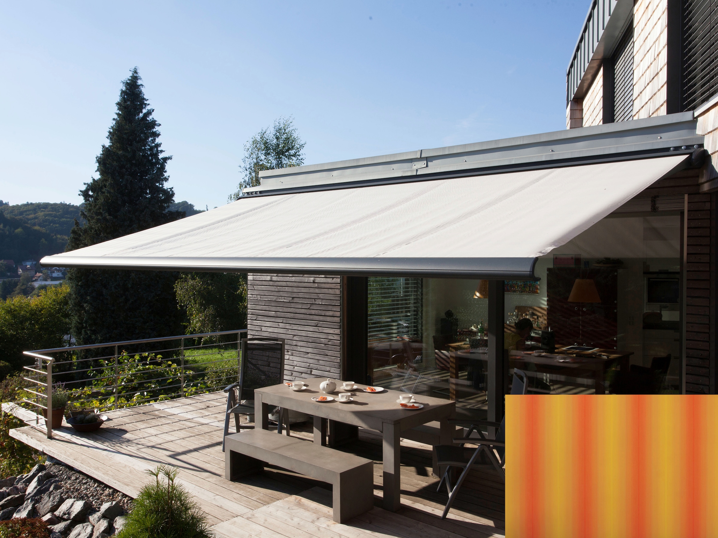 Wismar Kassettenmarkise »Classic S-Compact«, Breite: 500 cm, Ausfall: 300 cm