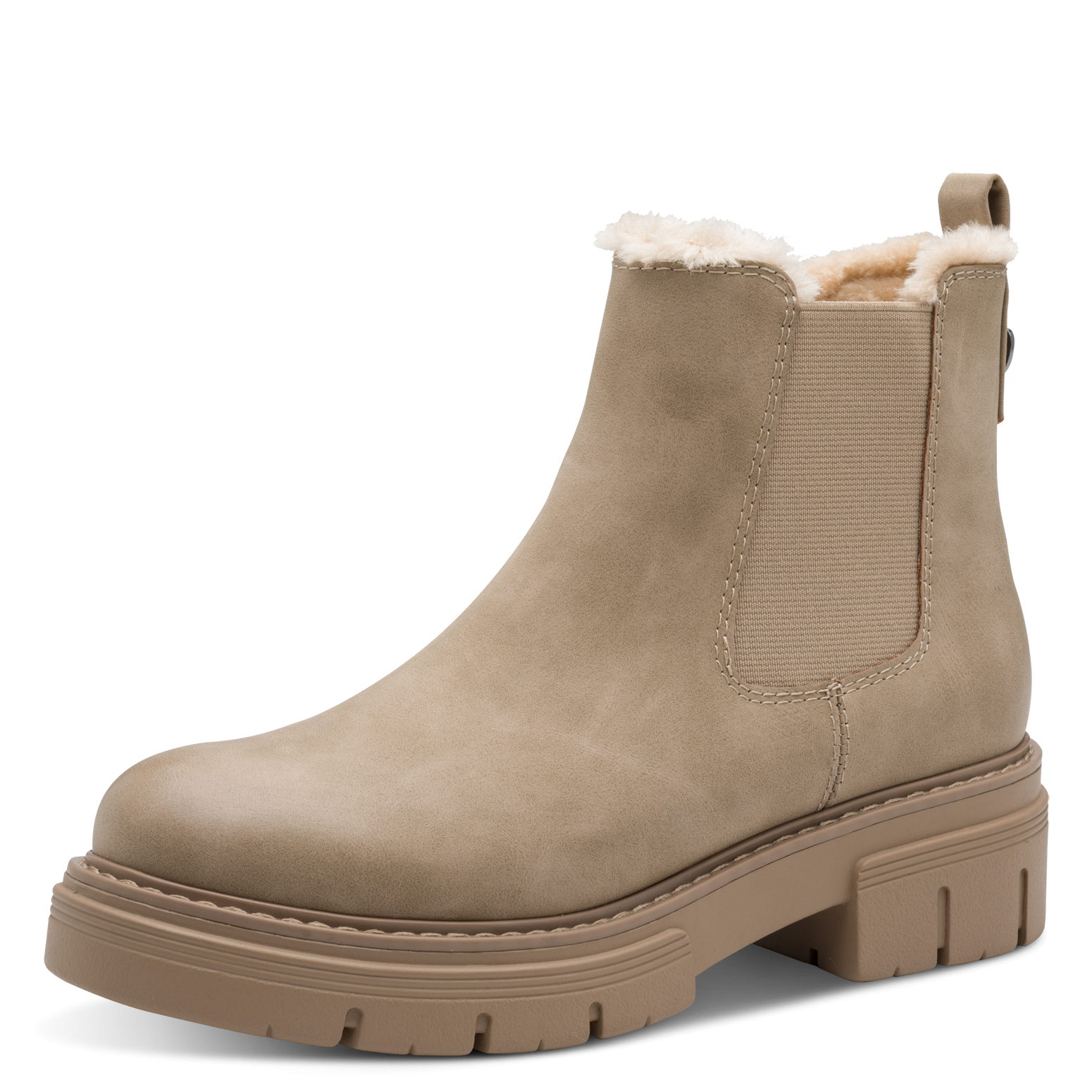 MARCO TOZZI Winterstiefelette, Blockabsatz, Winterboots in veganer Verarbei günstig online kaufen