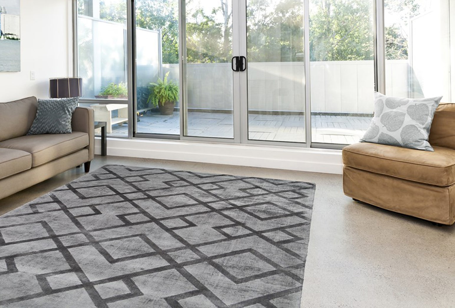calo-deluxe Teppich »Viteox 310«, rechteckig, 13 mm Höhe, Viskose, Kurzflor, Wohnzimmer