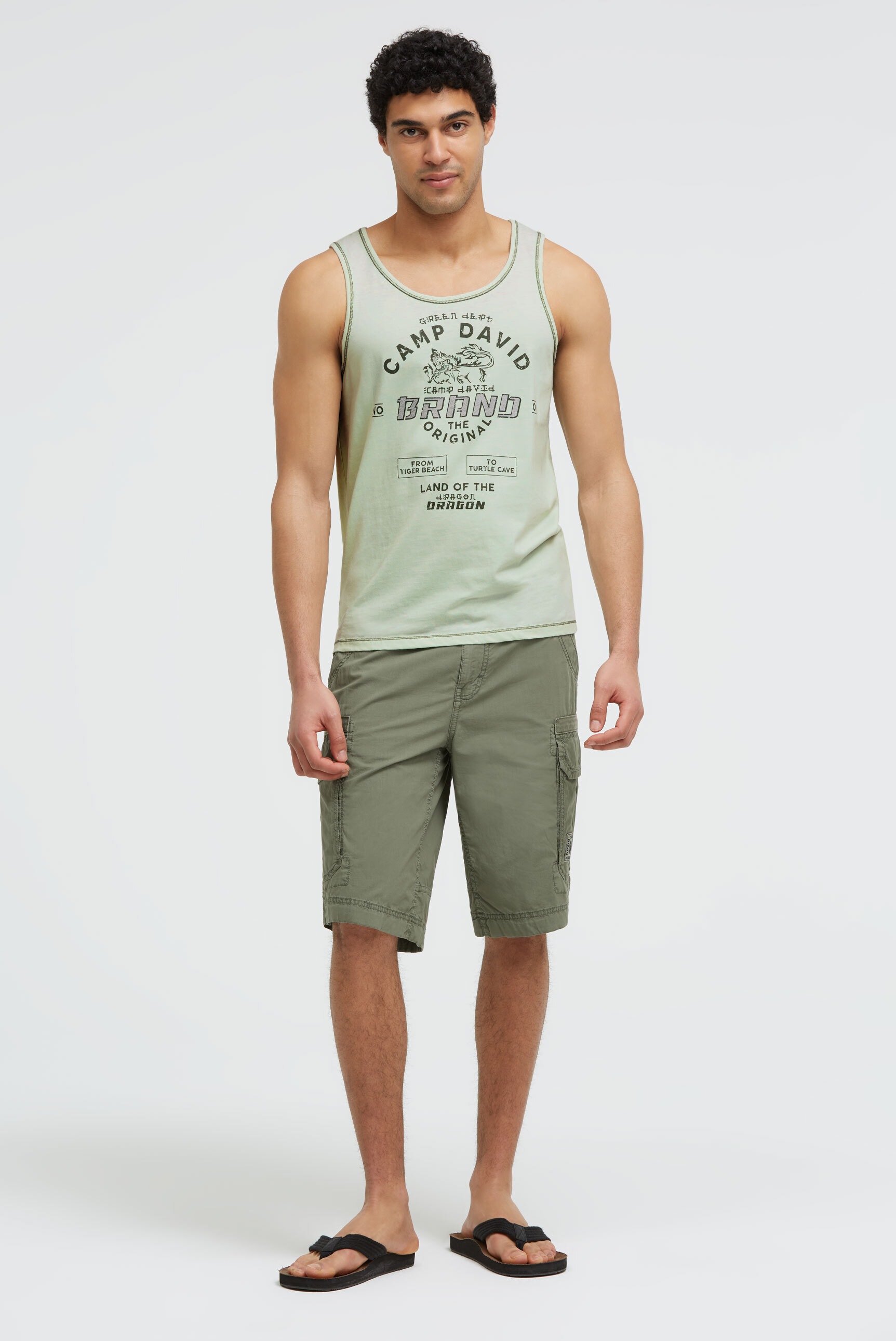 CAMP DAVID Tanktop in softer Haptik
