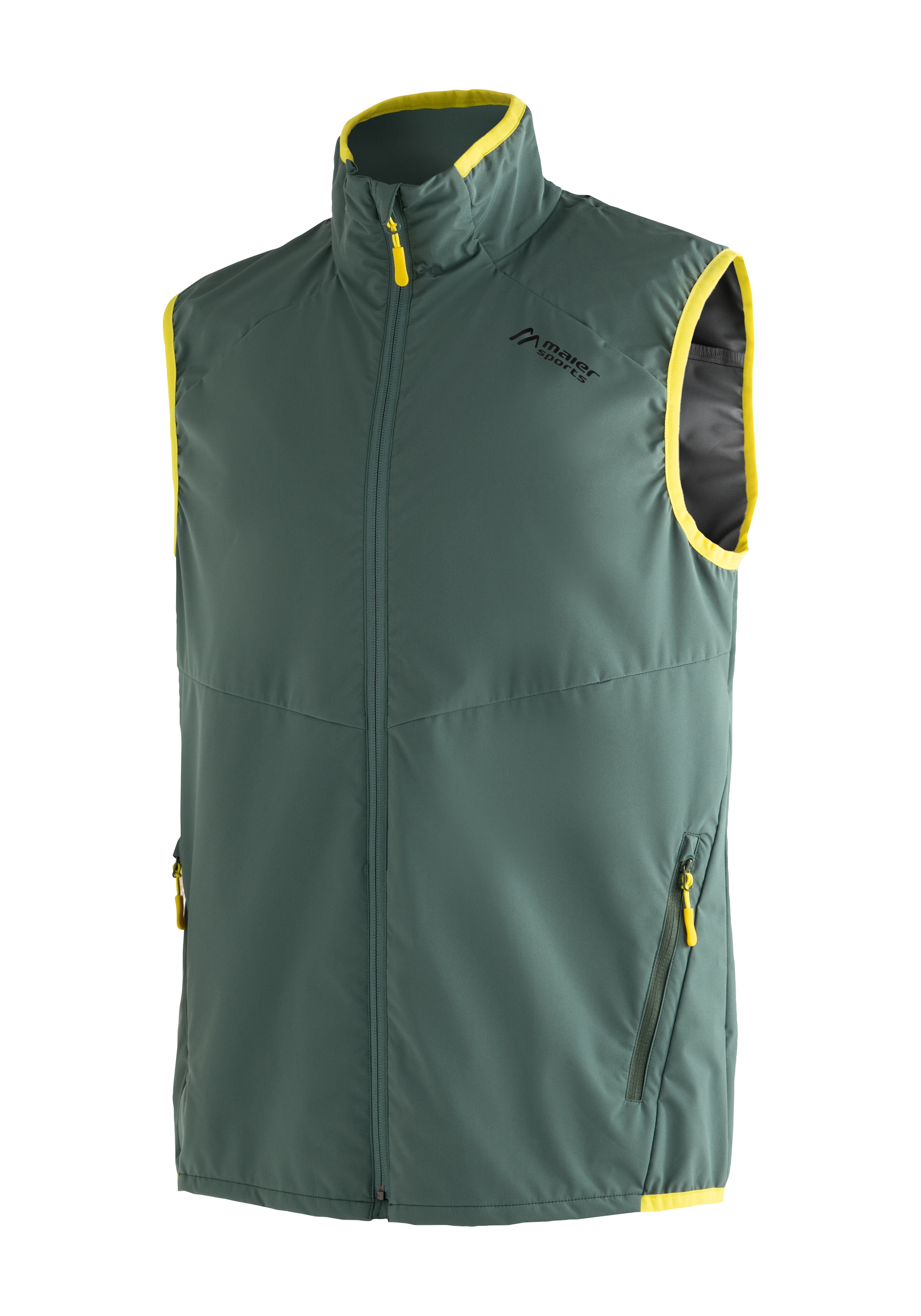 Maier Sports Softshellweste "Brims Vest M", atmungsaktive Herren Weste, wasserabweisende Outdoorweste