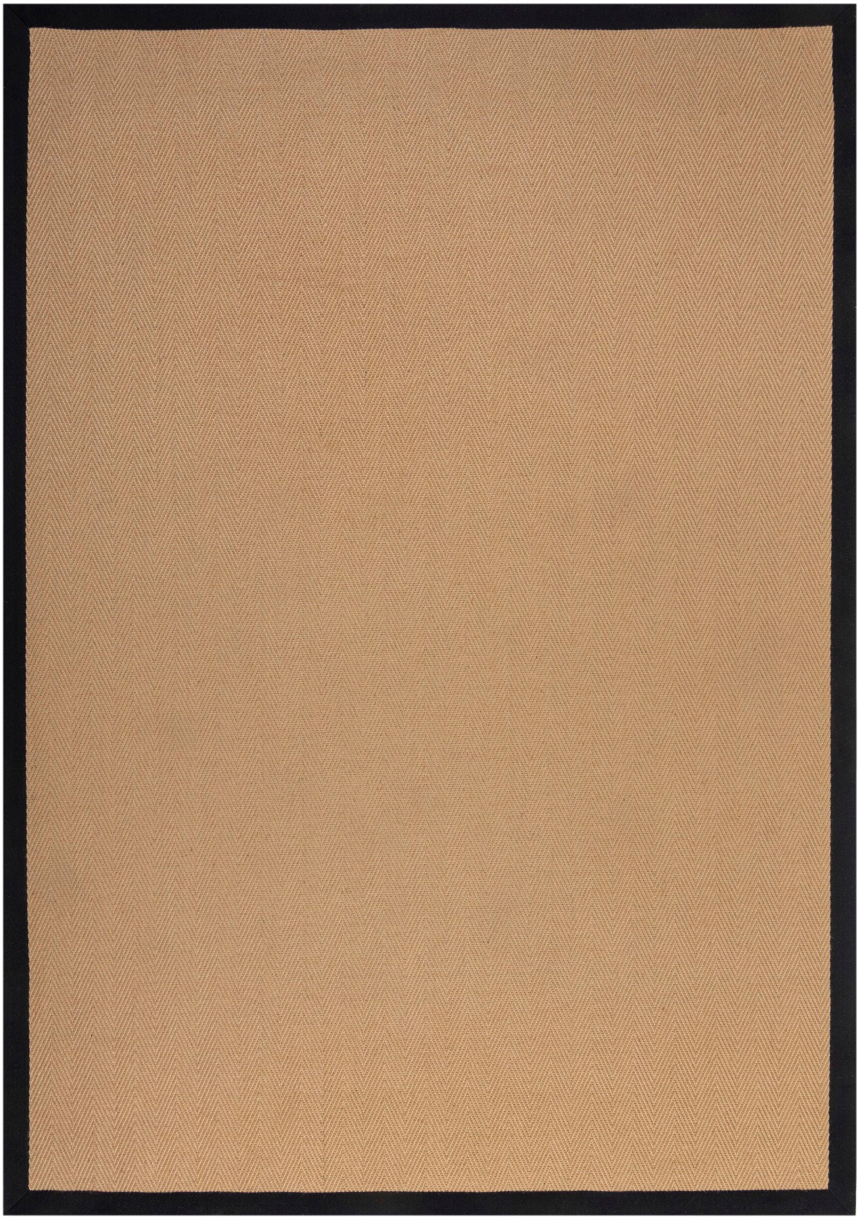 FLAIR RUGS Teppich "Kira mit Fischgrätmuster, aus Jute" rechteckig 3 mm Höh günstig online kaufen