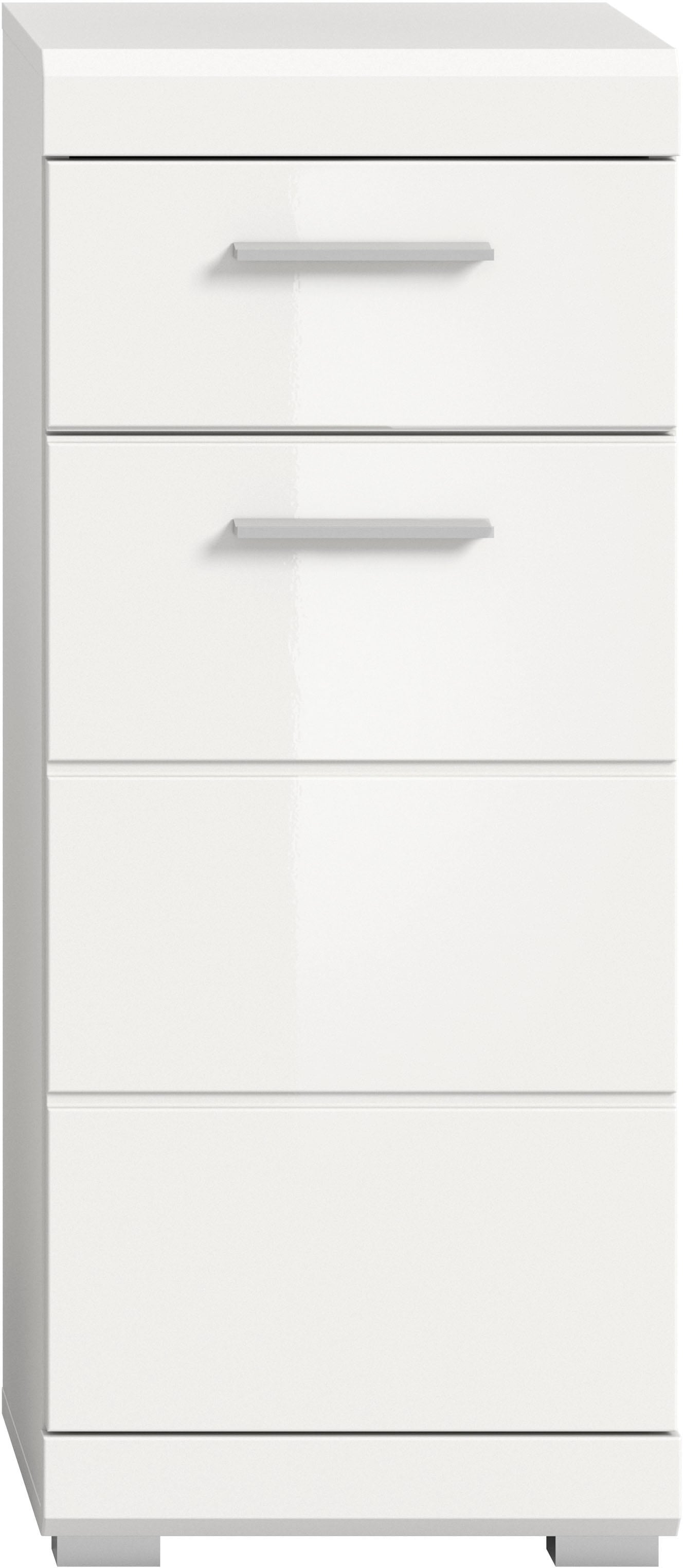 welltime Unterschrank »SIENA, Breite 37cm, 1 Tür, 1 Schubkasten, 2 Fächer, MDF-Front« TOPSELLER!, 1 Stk. tlg. in verschiedenen Farben erhältlich, Badmöbel, Badschrank, Kommode, Bad