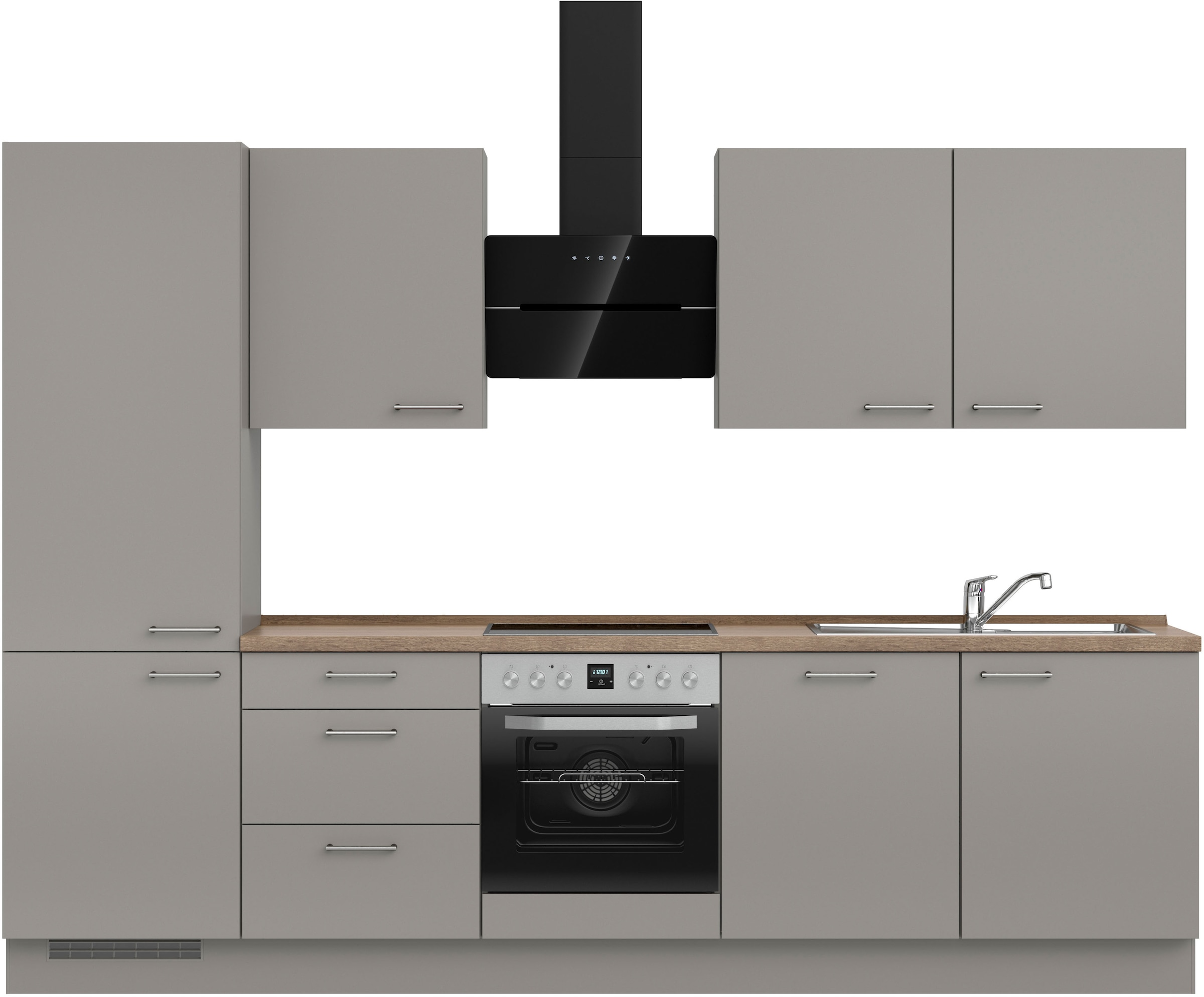 nobilia Küchenzeile ""Laser II", Ausrichtung wählbar, Breite 300 cm" vormon günstig online kaufen