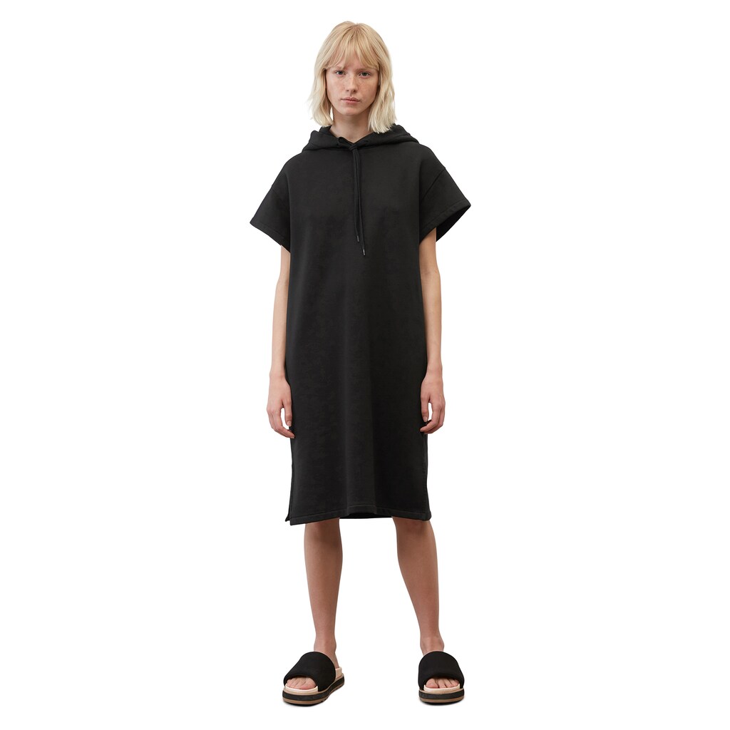 Damenmode Kleider Marc O'Polo Jerseykleid »aus Organic-Cotton-Viskose-Mix« schwarz