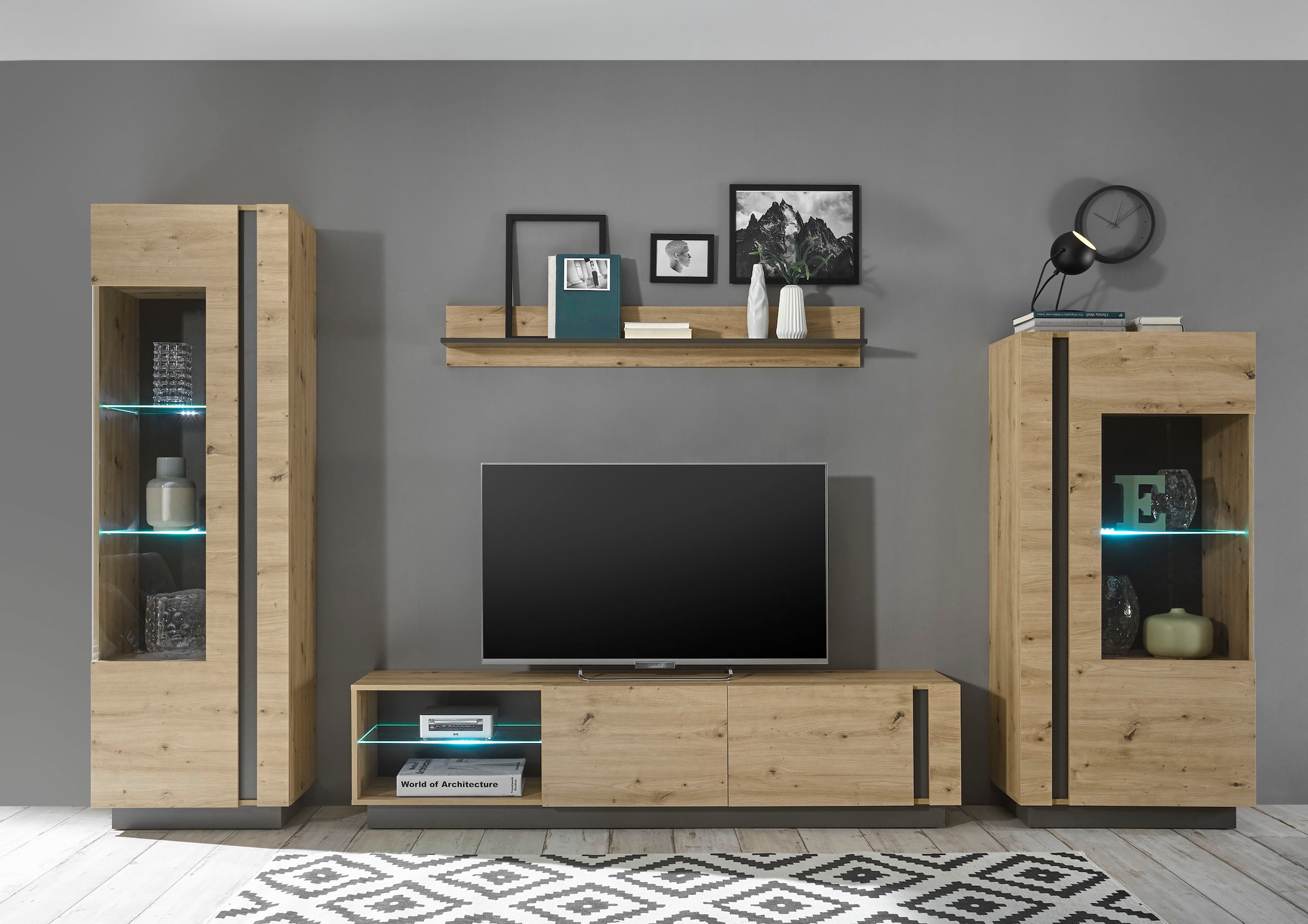 INOSIGN Wohnwand "CLAiR Kombi 22" Set, 4 Stk. tlg. günstig online kaufen