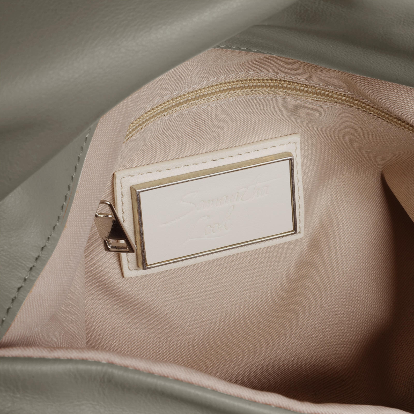 Samantha Look Henkeltasche, echt Leder, Made in Italy
