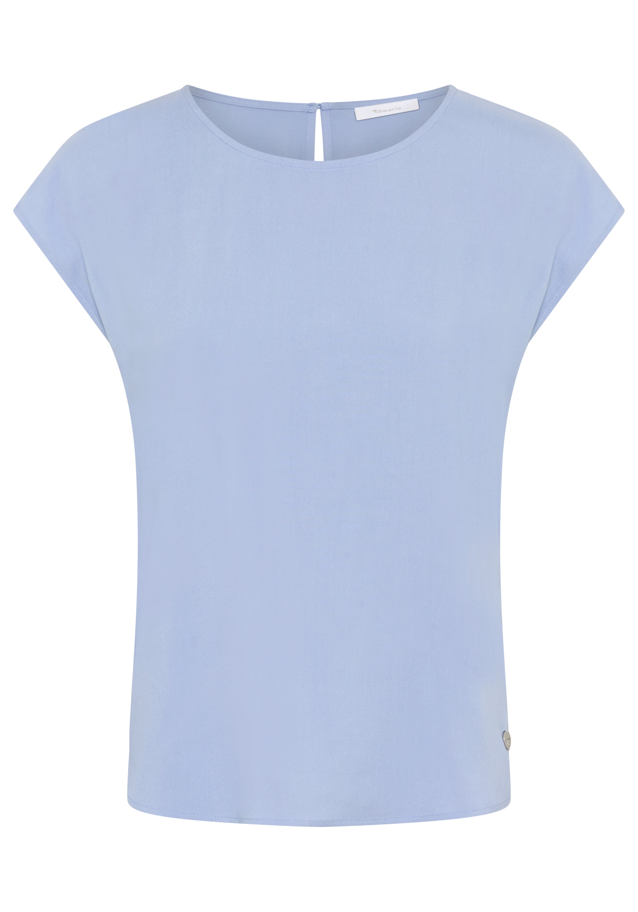 Tamaris Shirtbluse mit abgerundetem Saum