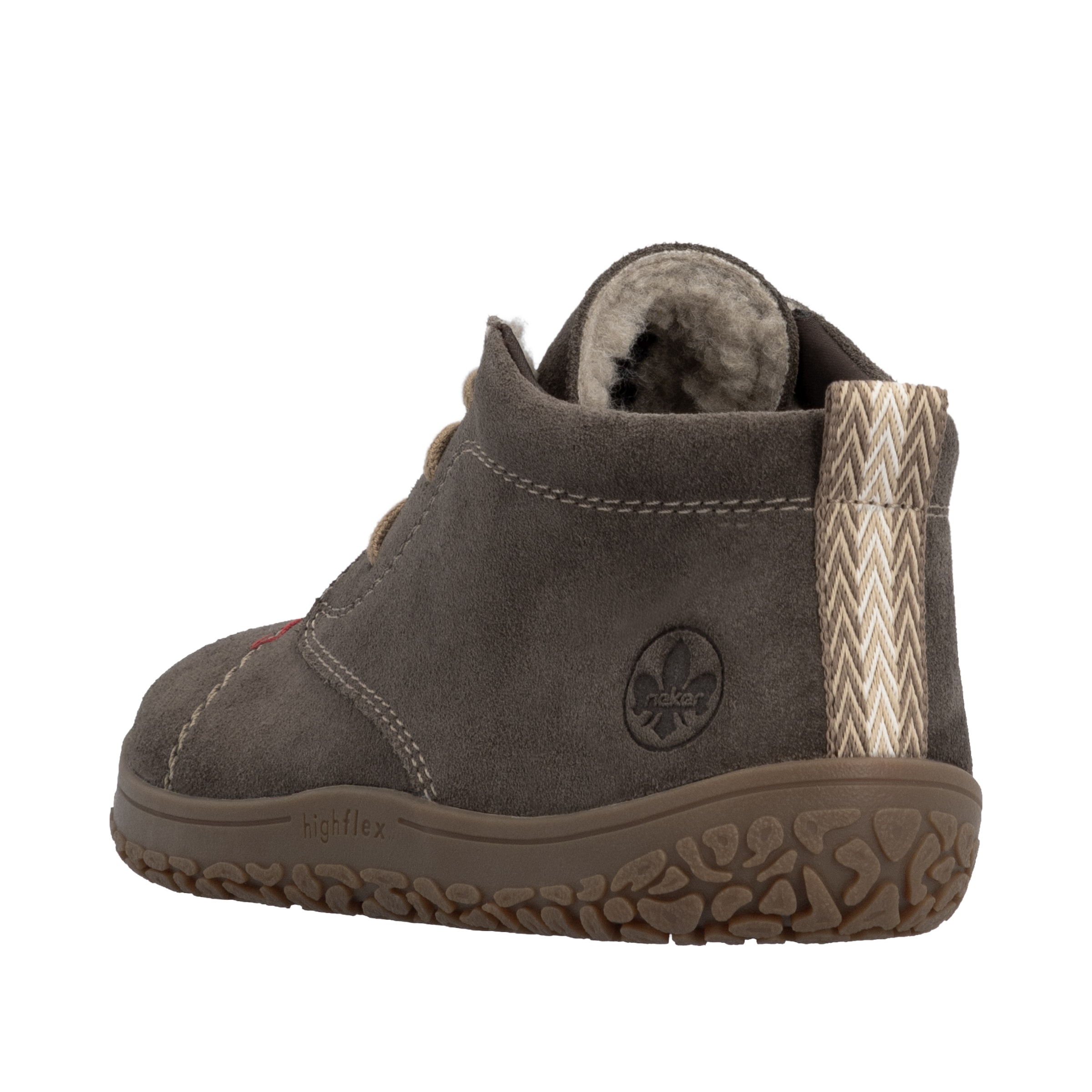 Rieker Sneaker  Schnürboots, Casual-Stiefelette mit Warmfutter