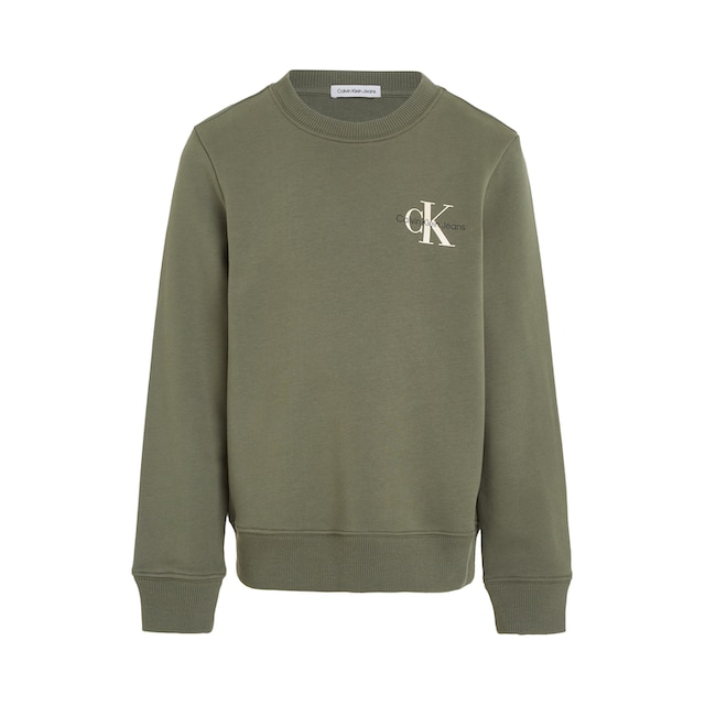 Calvin Klein Jeans Sweatshirt »MONOGRAM CN SWEATSHIRT«, mit Logodruck | BAUR