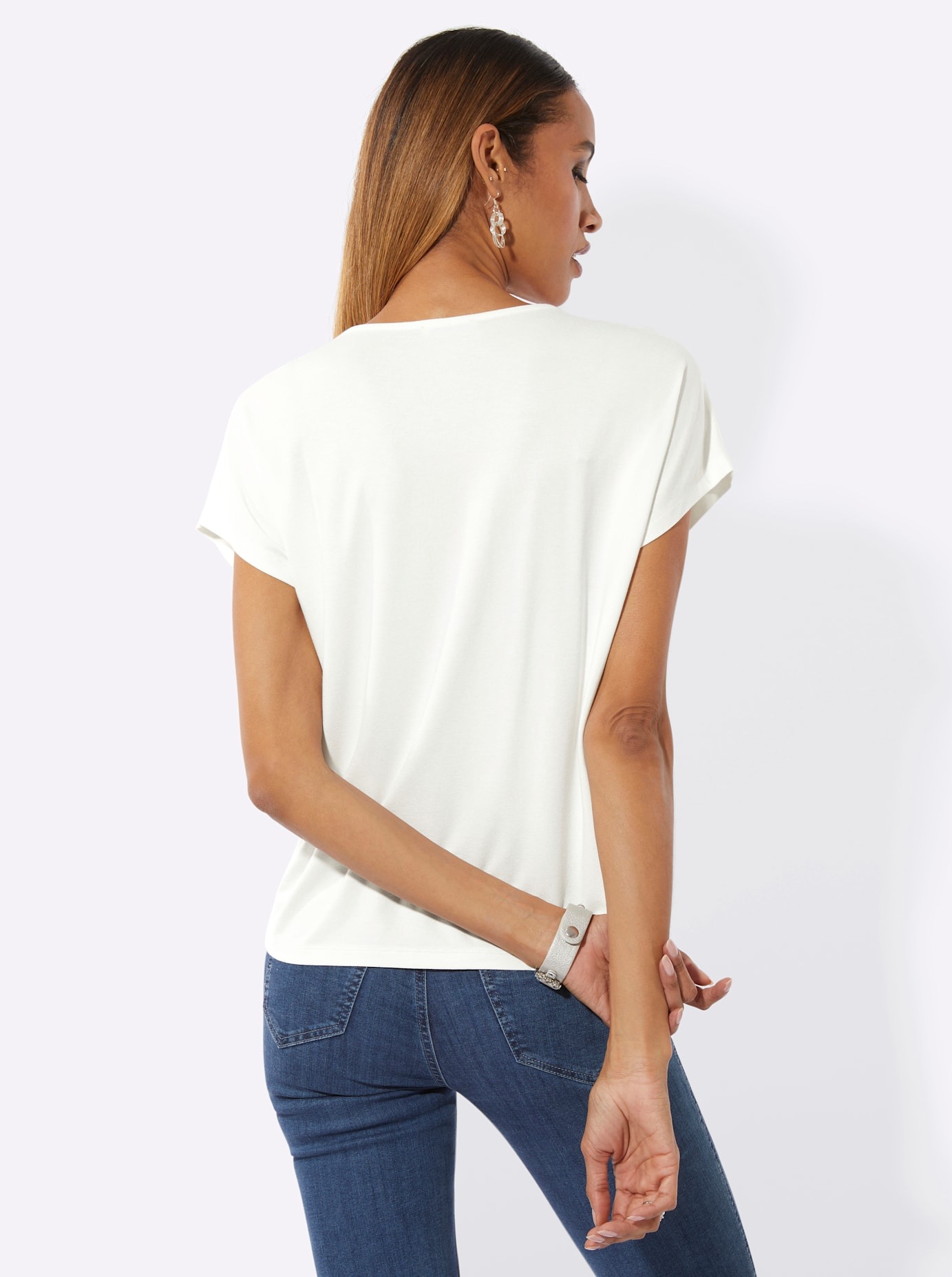 creation L Rundhalsshirt »Rundhals-Shirt« 1 tlg.