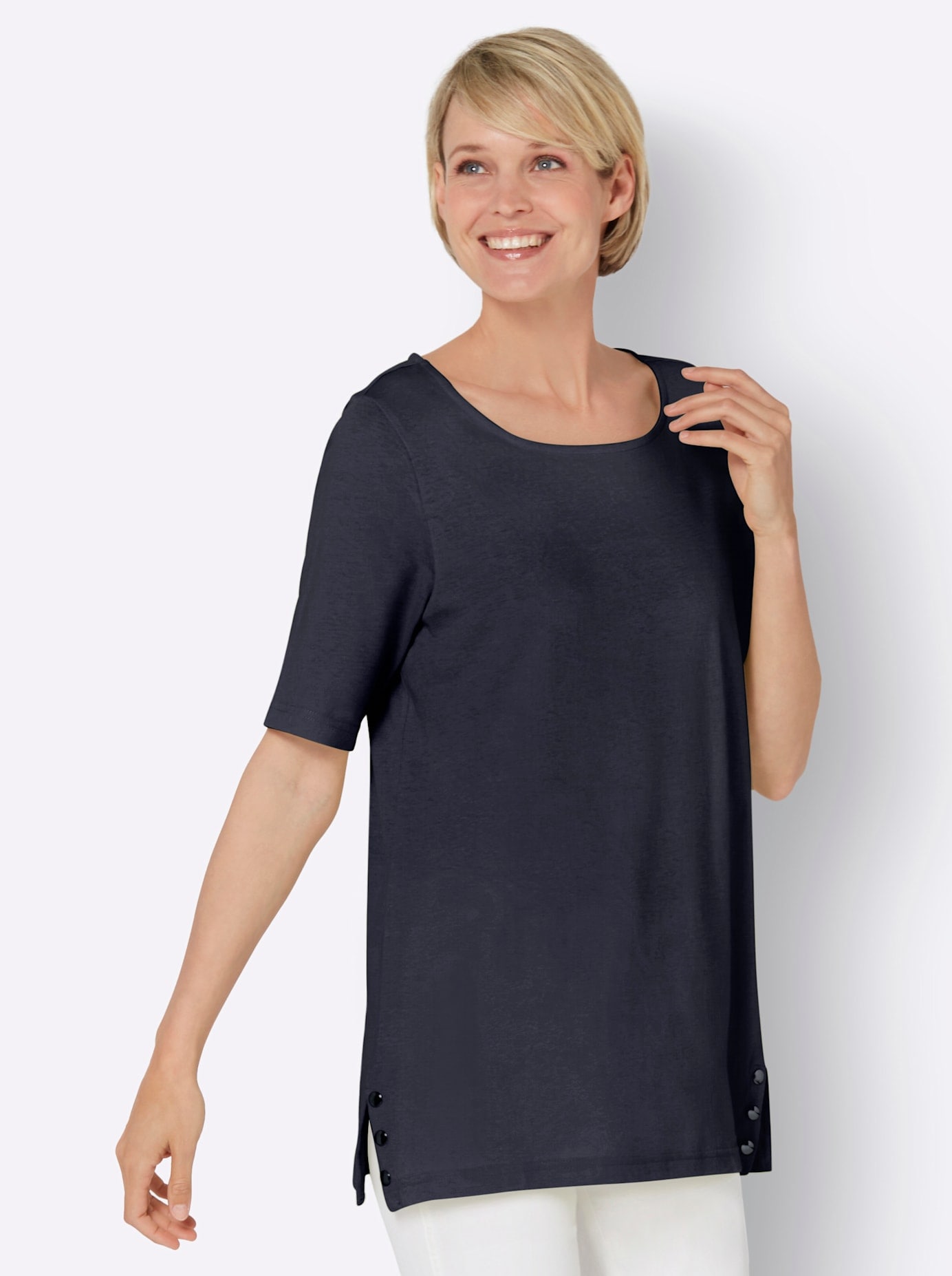 Classic Basics Kurzarmshirt "Kurzarm-Shirt" 1 Stk. günstig online kaufen