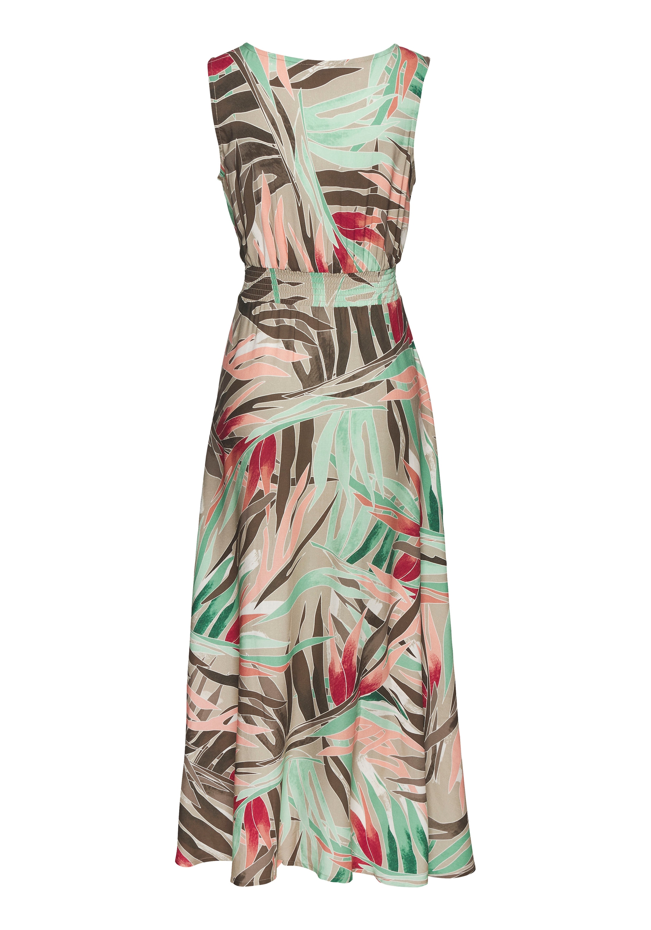 Vivance Maxikleid, aus gewebter Viskose, langes Sommerkleid mit Alloverprint