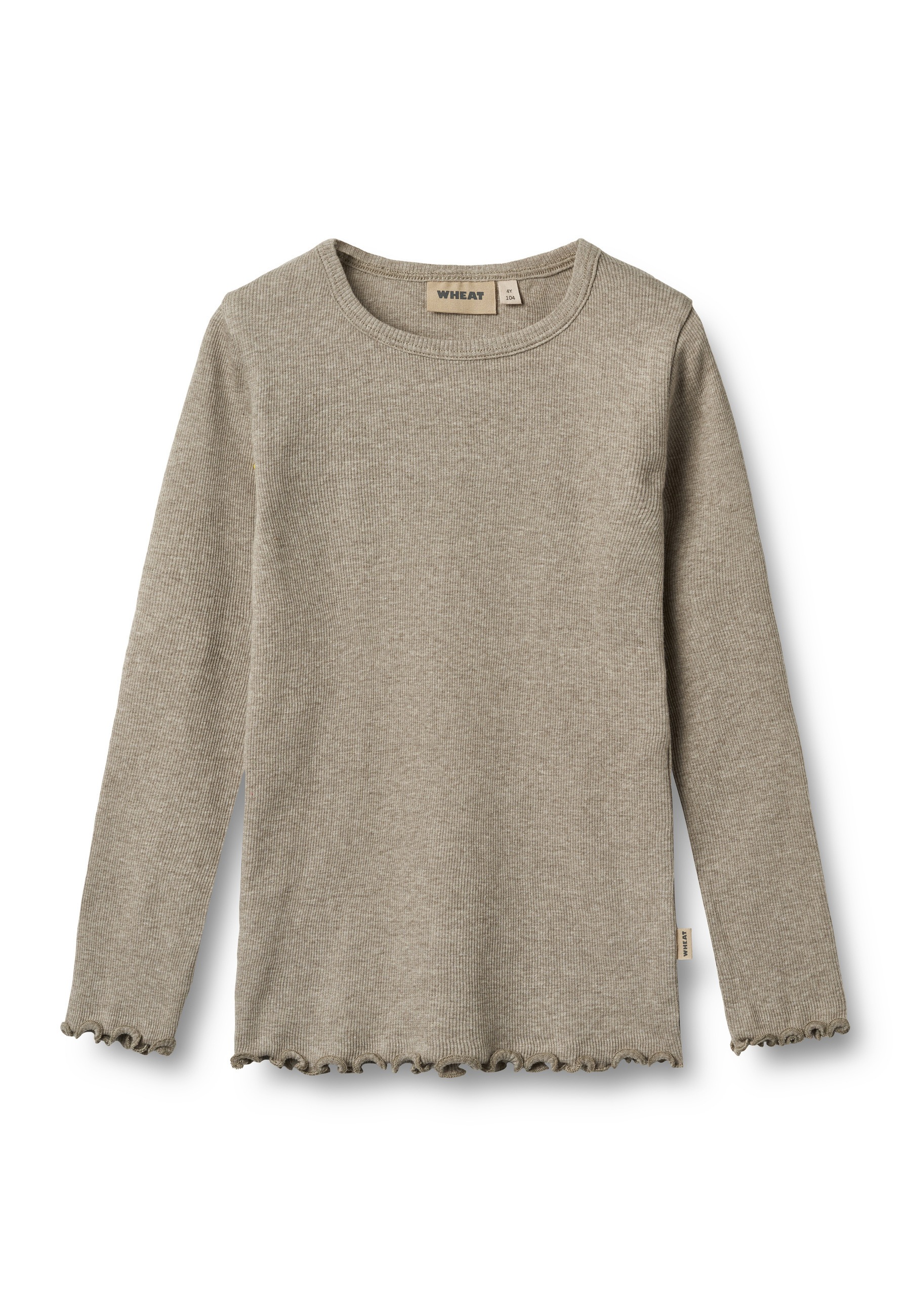 WHEAT Longsleeve "WHEAT Rippen T-Shirt L/S Ida" 1