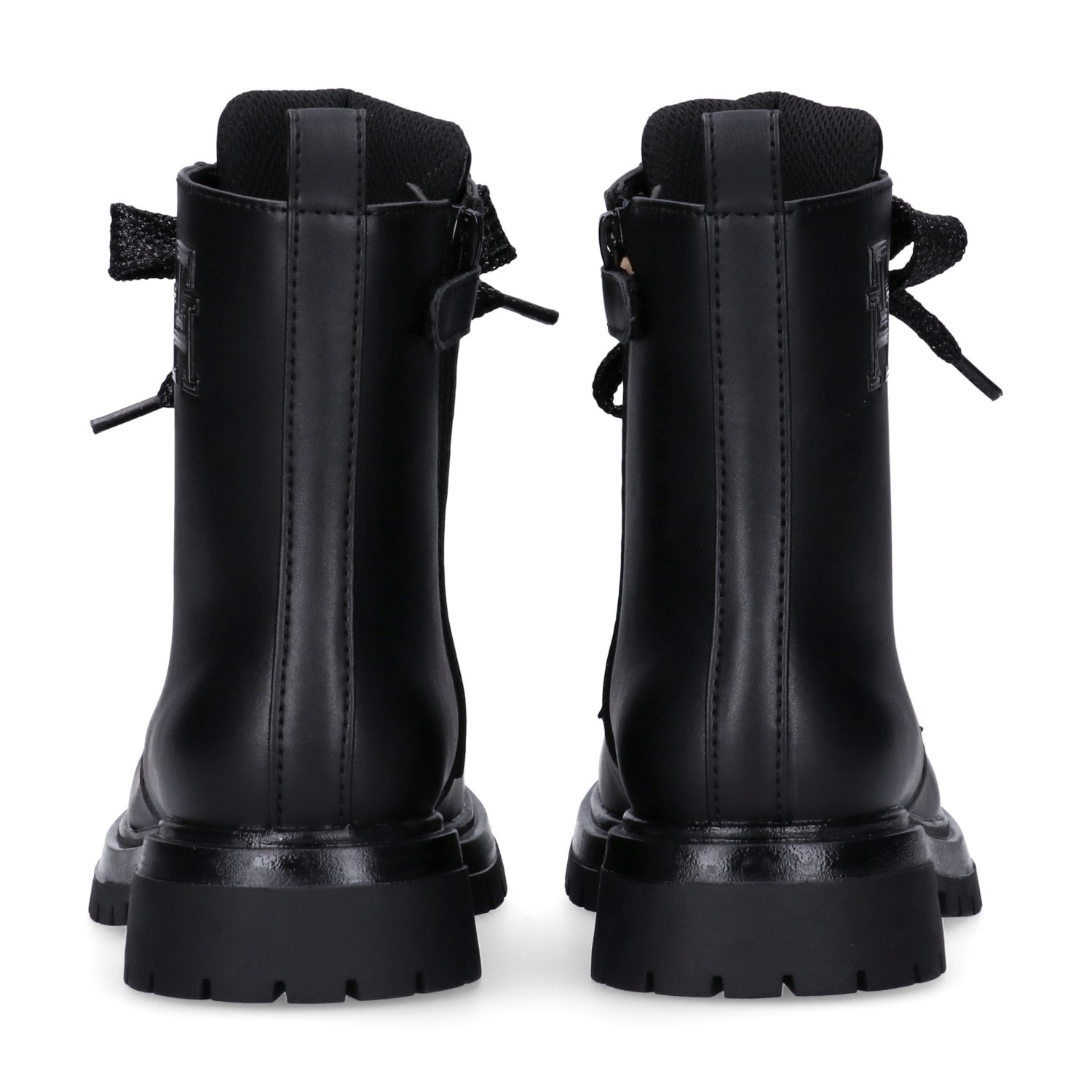 Tommy Hilfiger Schnürboots, Chunky Boots mit modischen Schnürsenkeln