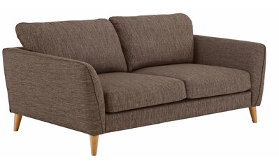 3-Sitzer »MARSEILLE Sofa 206 cm«, mit Massivholzbeinen aus Eiche, verschiedene Bezüge...