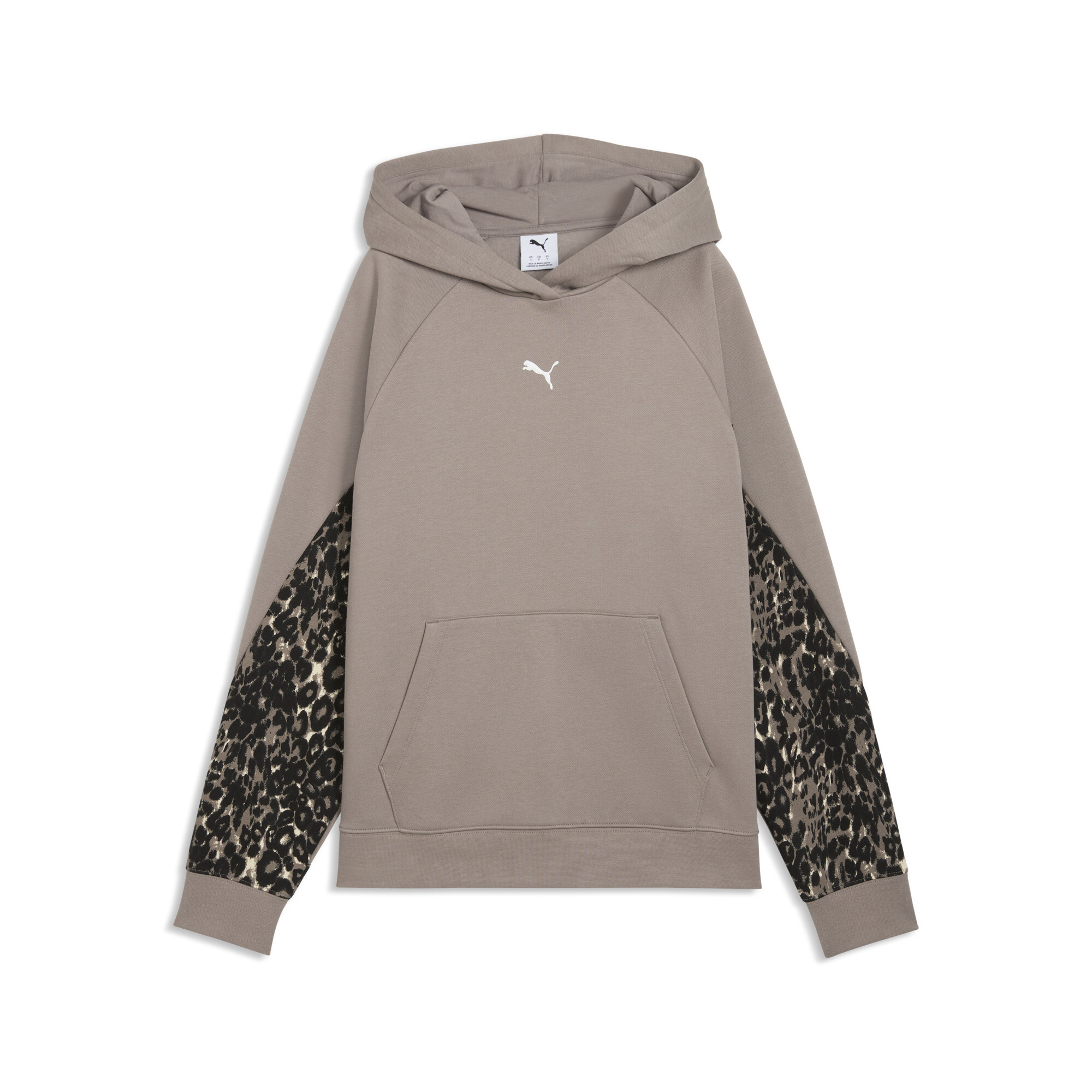 PUMA Kapuzensweatshirt "SPORT ANIMAL STANDARD HOODIE FL", mit Kapuze, unifarben
