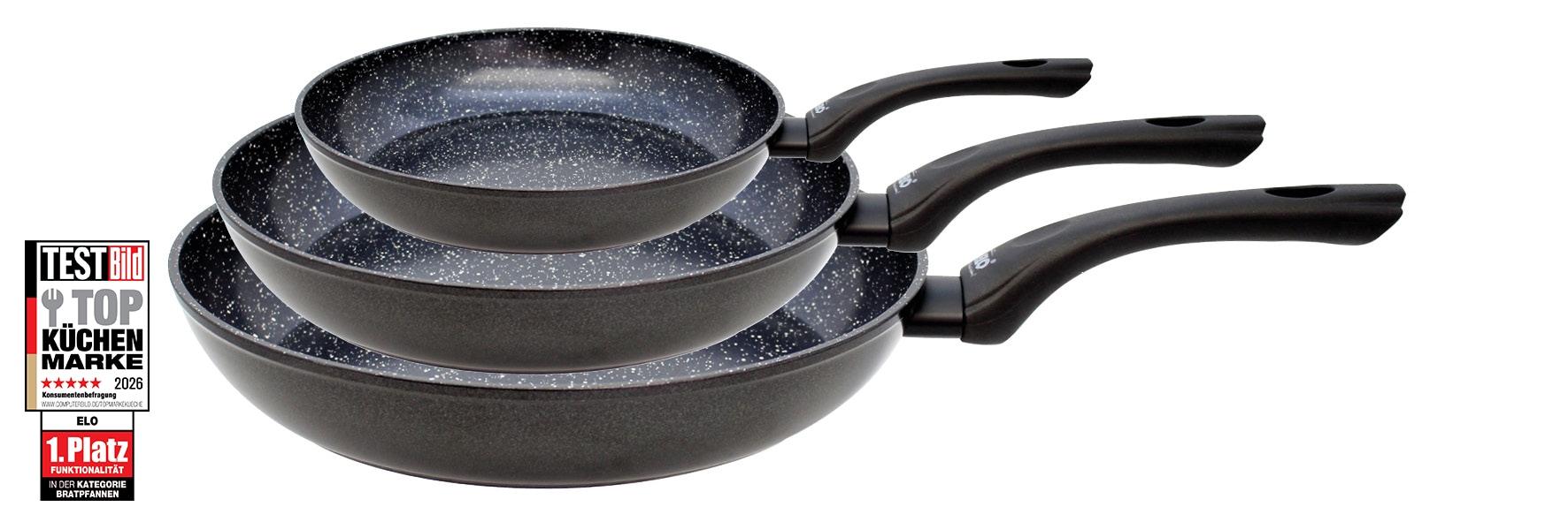Elo Basic "Belugo" Aluminium Set, 3 tlg. Optimierte Wandstärke