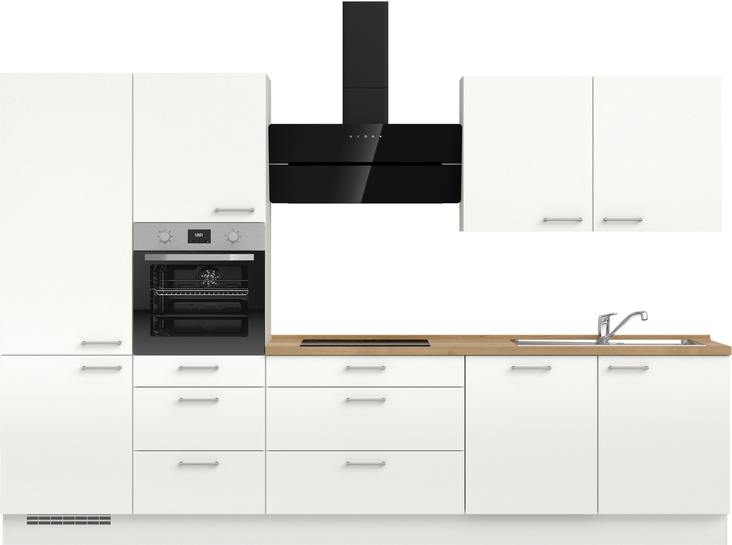 nobilia Küchenzeile ""Laser II", Ausrichtung wählbar, Breite 330 cm" vormon günstig online kaufen