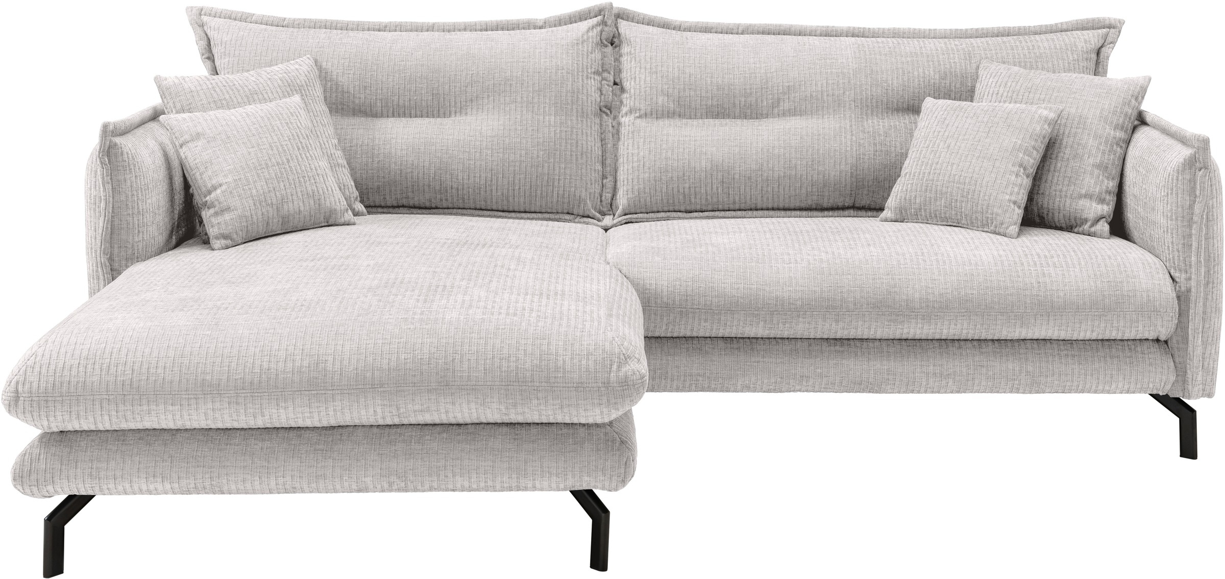 Home affaire Ecksofa "LAVA Breite 255 cm, modern und elegant, aktuelle Kiss günstig online kaufen