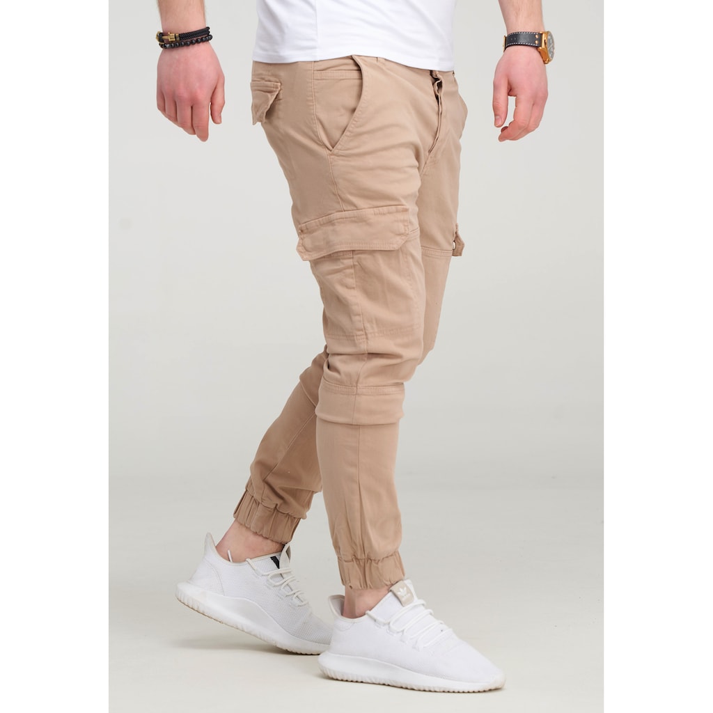 behype Cargohose »BHMattheo2«, im Jogging-Design