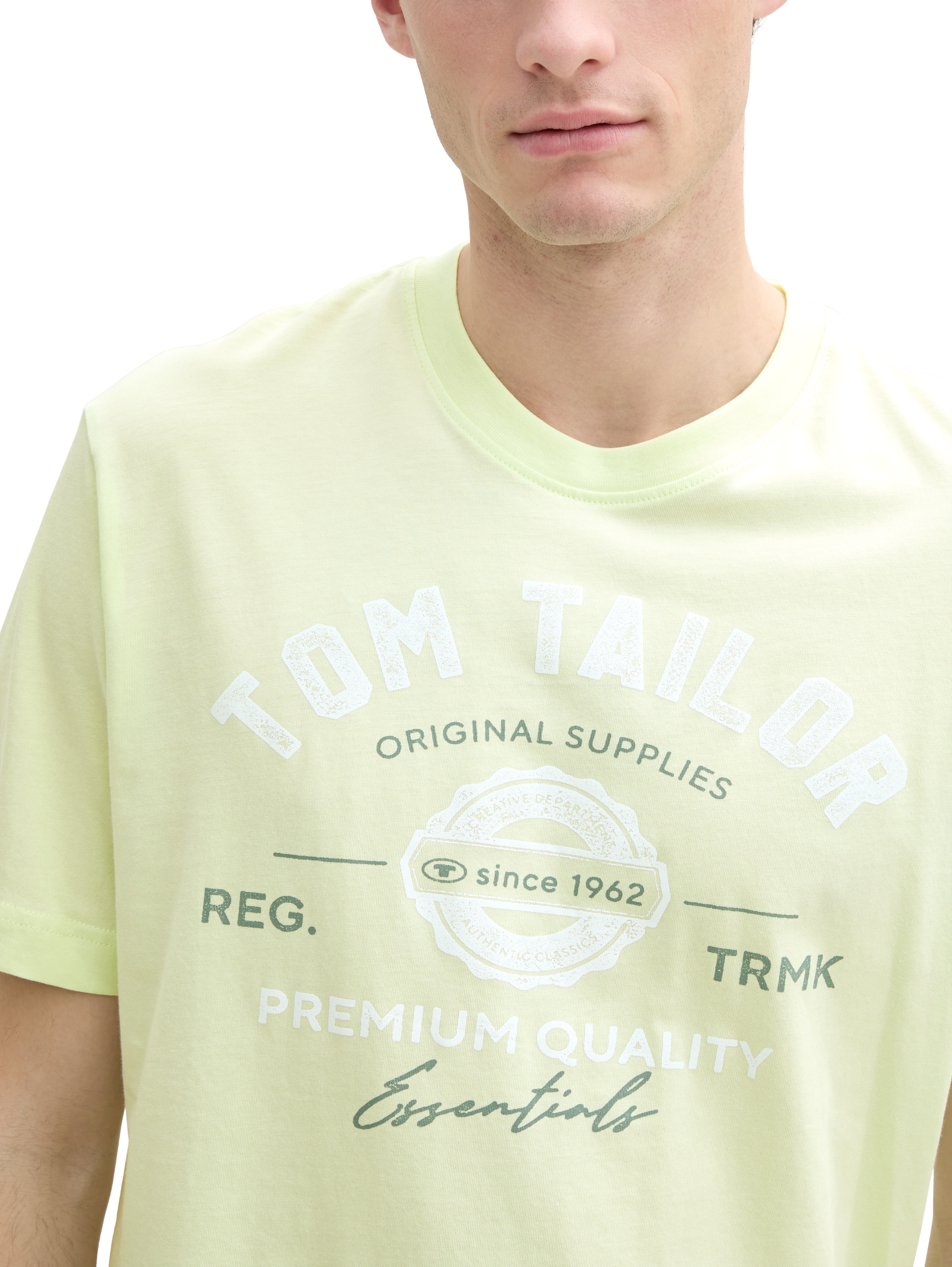 TOM TAILOR T-Shirt, mit großem Logofrontprint