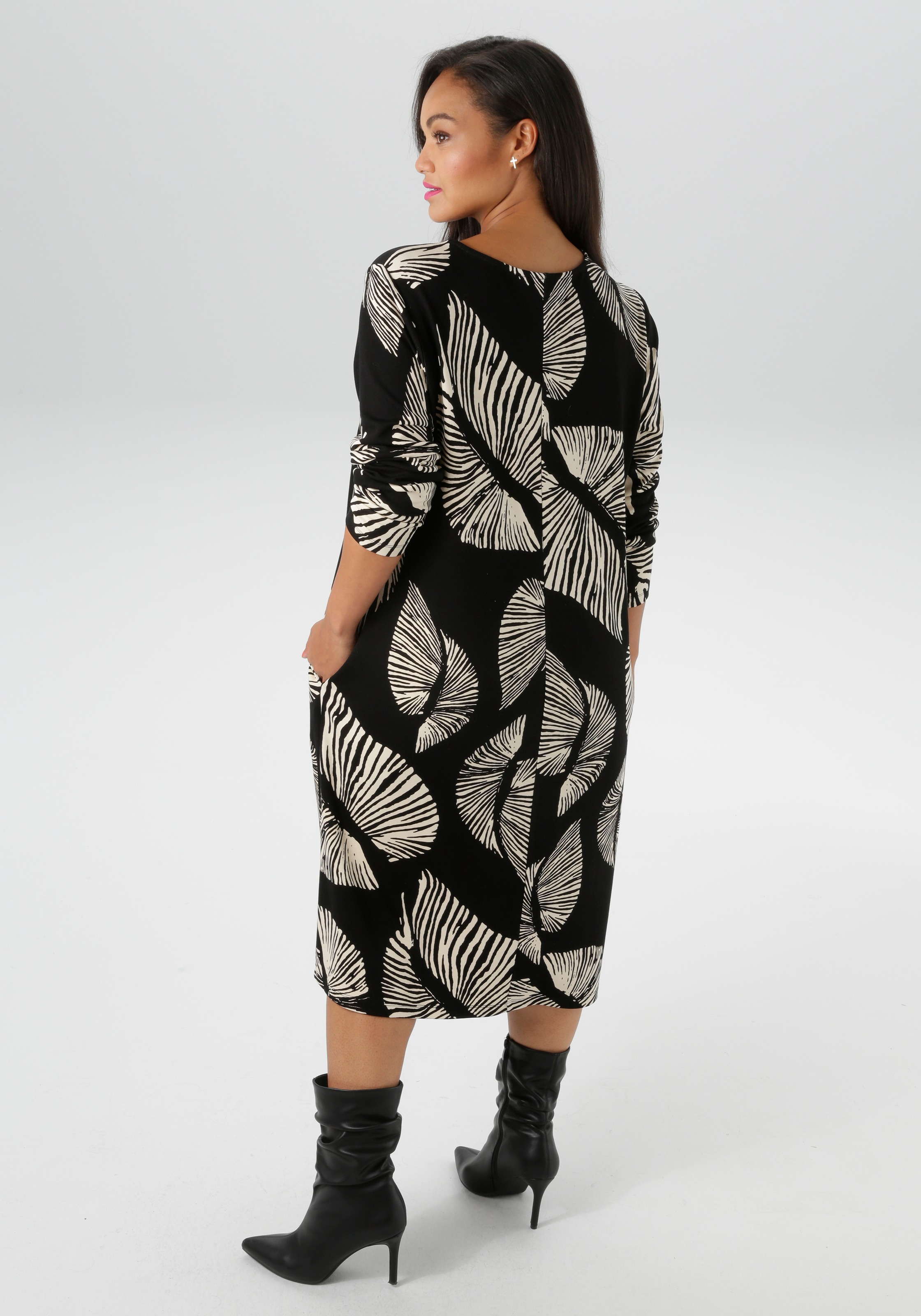 Thumbnail - Aniston PLUS Jerseykleid aus weicher Milano Rib-Qualität