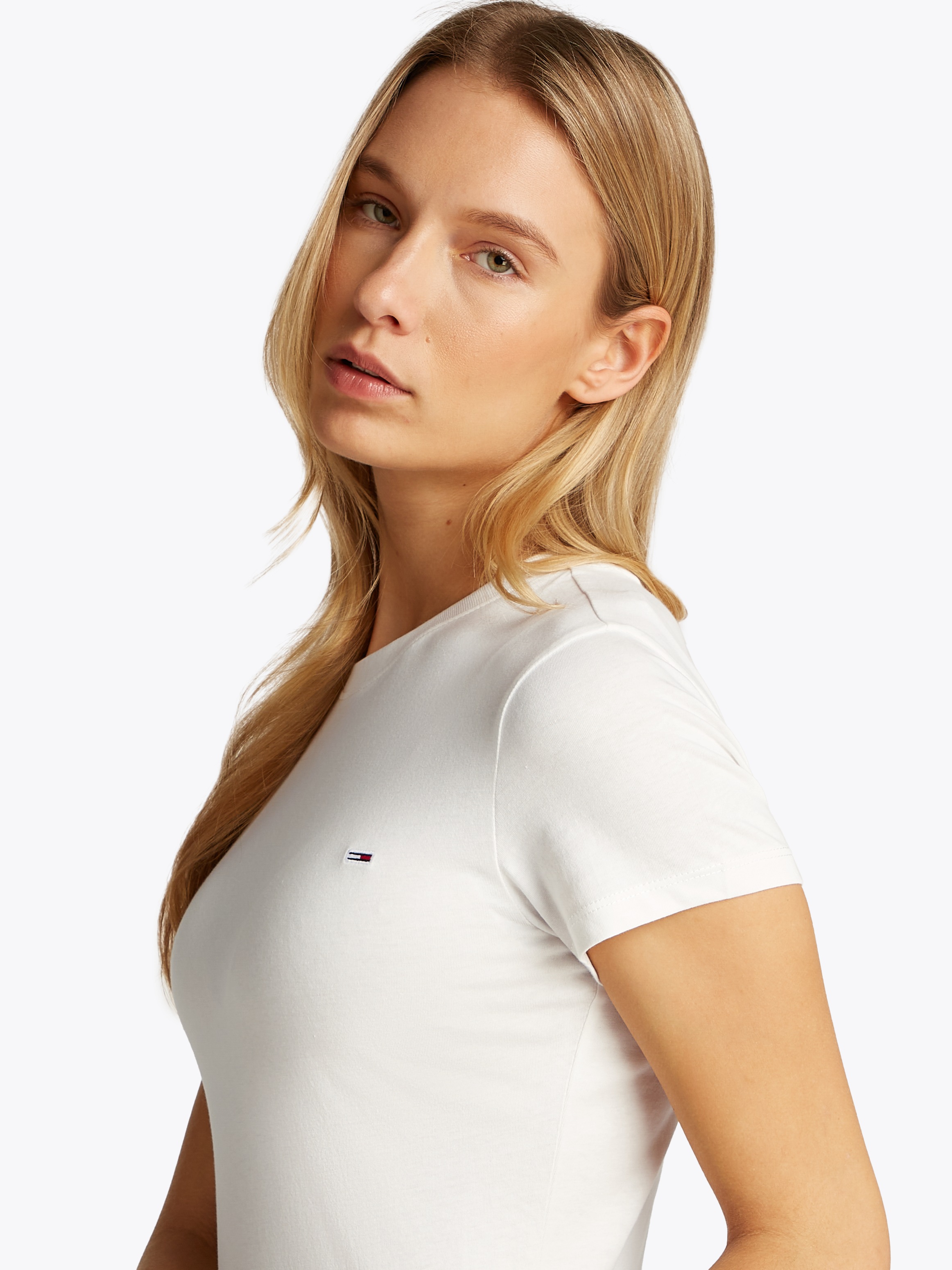 Tommy Jeans T-Shirt "TJW 2PACK C-NECK TEE" Packung, 2er, 2 Stk. tlg. mit Lo günstig online kaufen