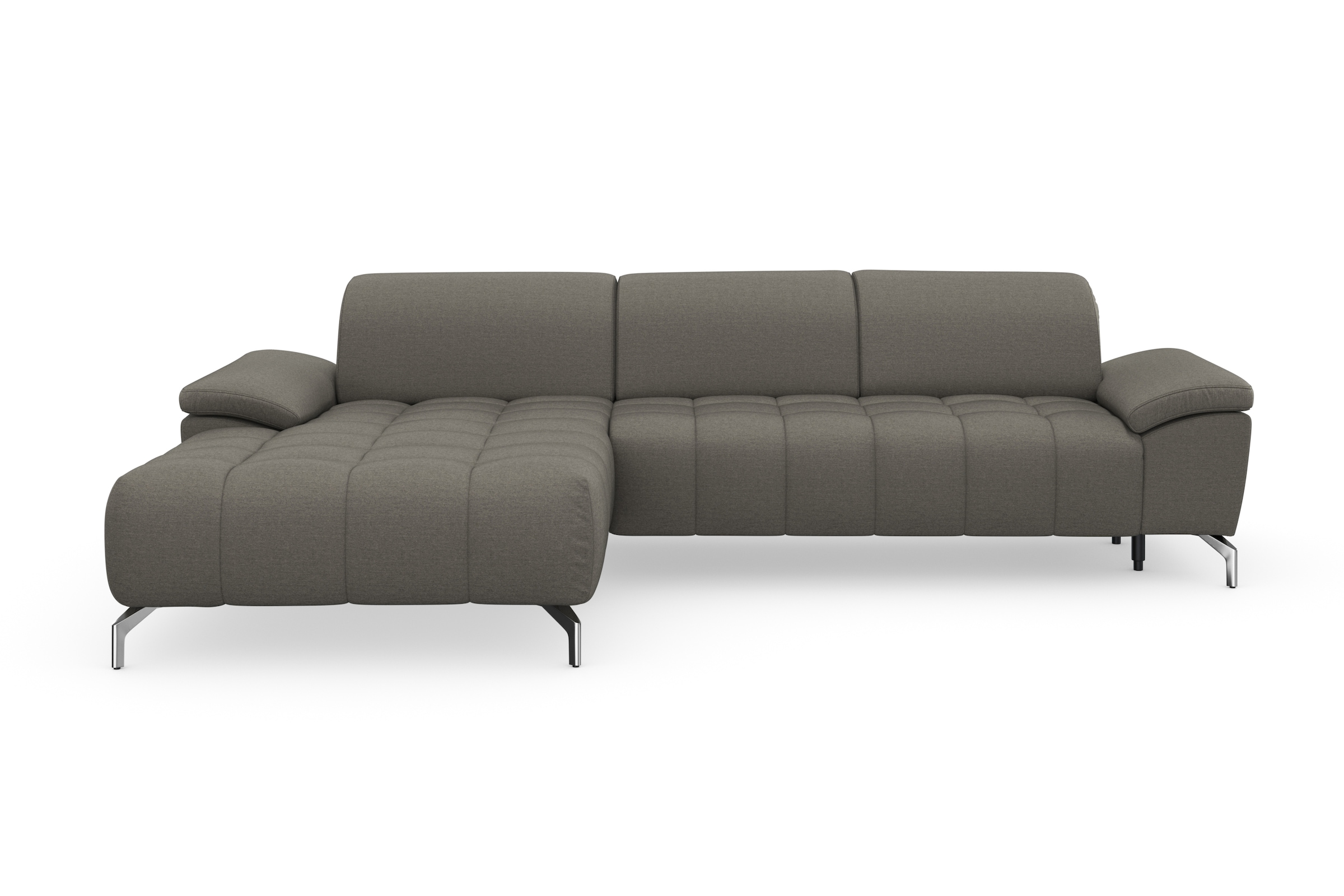 sit&more Ecksofa "Cool L-Form", wahlweise mit Kopfteilverstellung und Vorzi günstig online kaufen