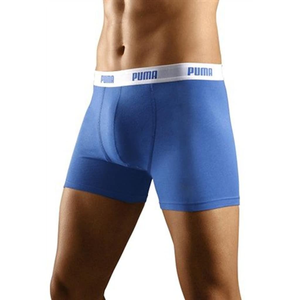 PUMA Boxer, (Packung, 3 St.), mit Marken-Logo im Bund