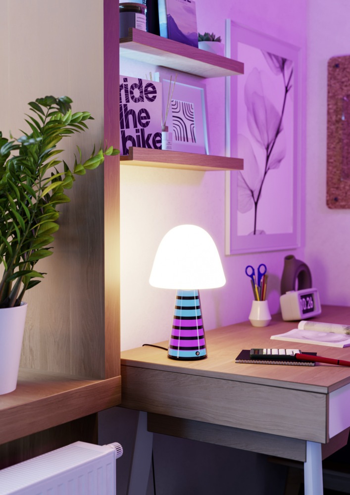 EGLO LED Tischleuchte »PULSE« LED-Modul 1 Stk. Warmweiß LED Tischleuchte Pulse mit Musiksensor RGB