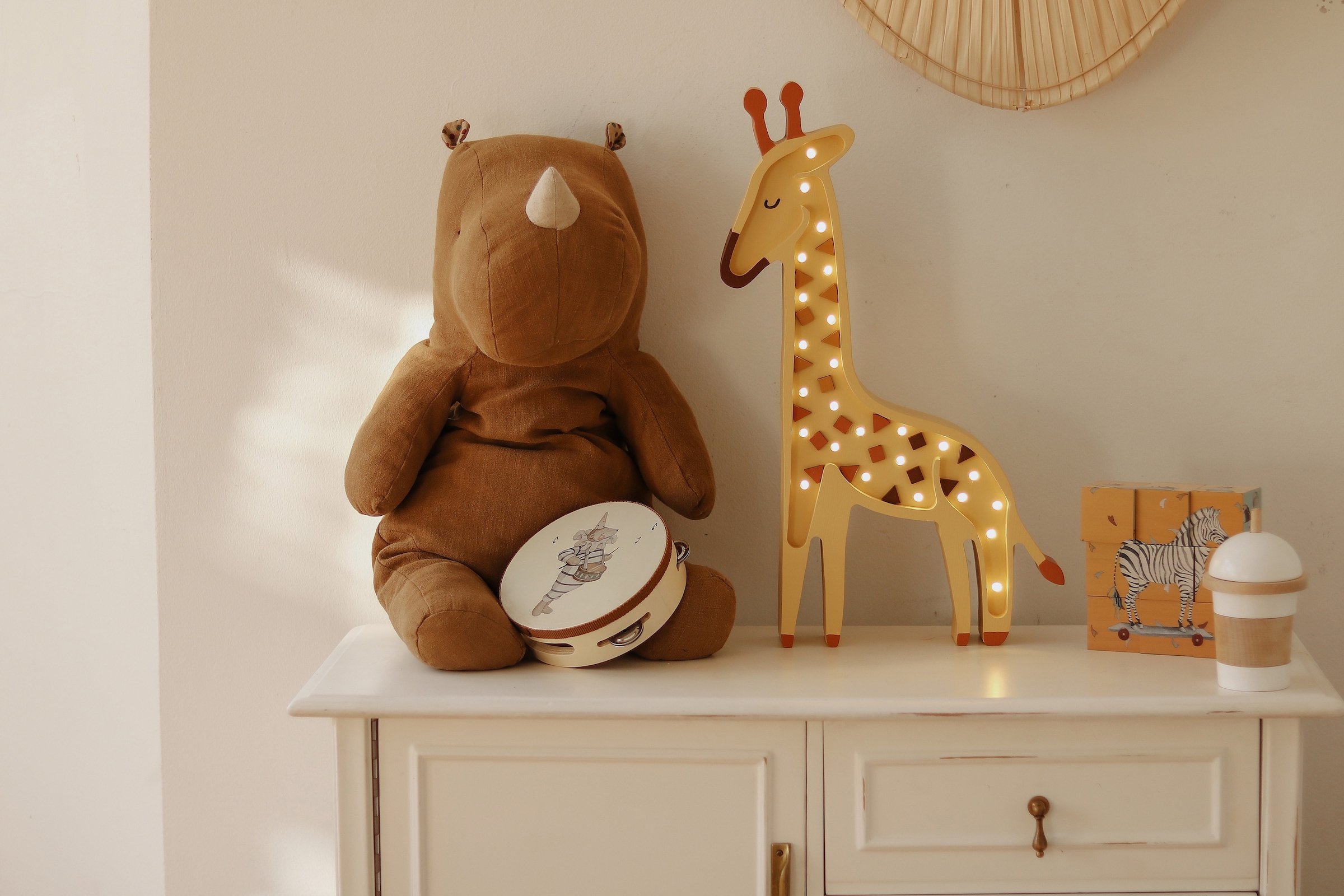 little lights LED Tischleuchte »Giraffe«, mit Dimmer und Fernbedienung,  Timer, Made in Europe | BAUR