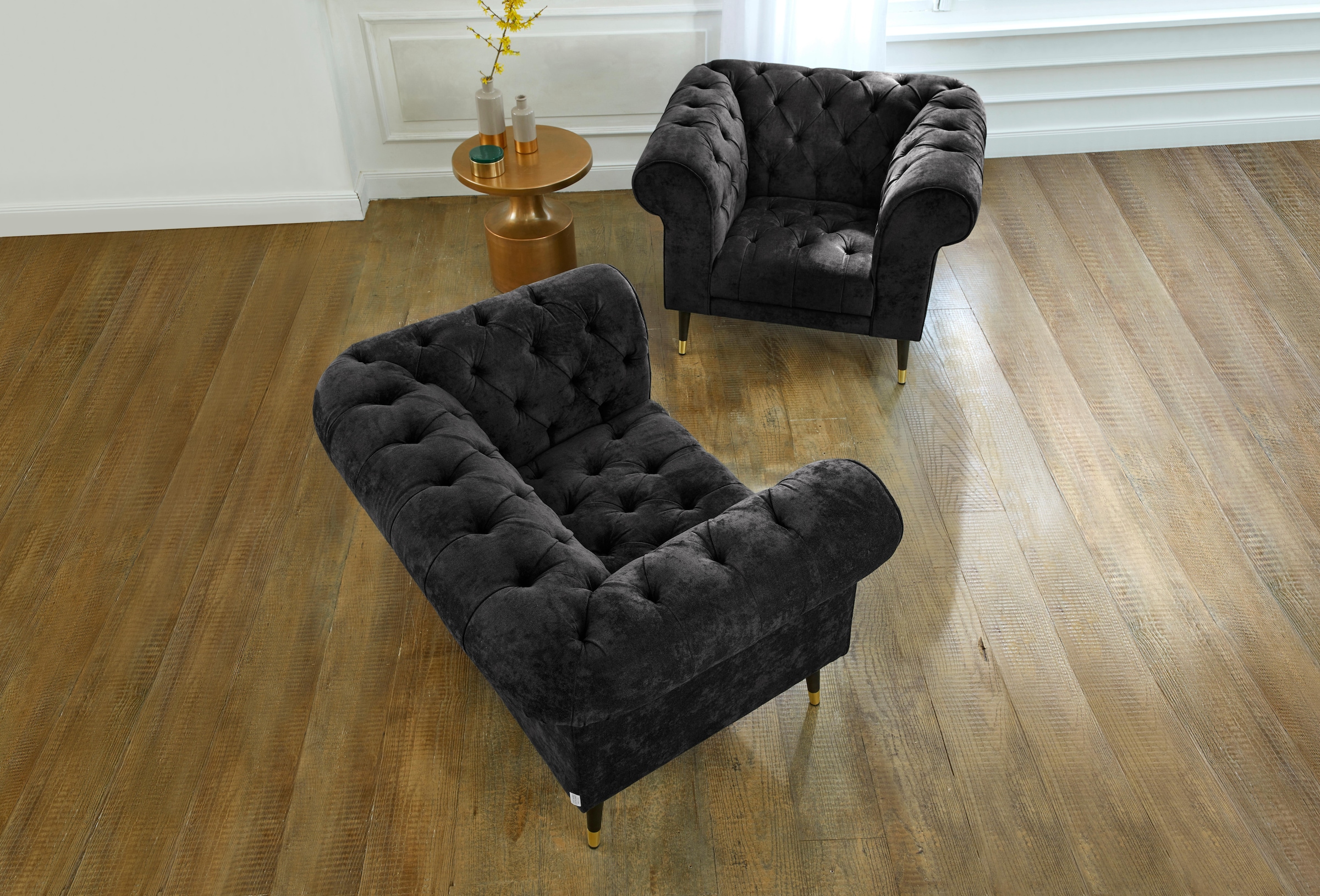 Home affaire Chesterfield-Sessel "Tinnum Sessel" günstig online kaufen