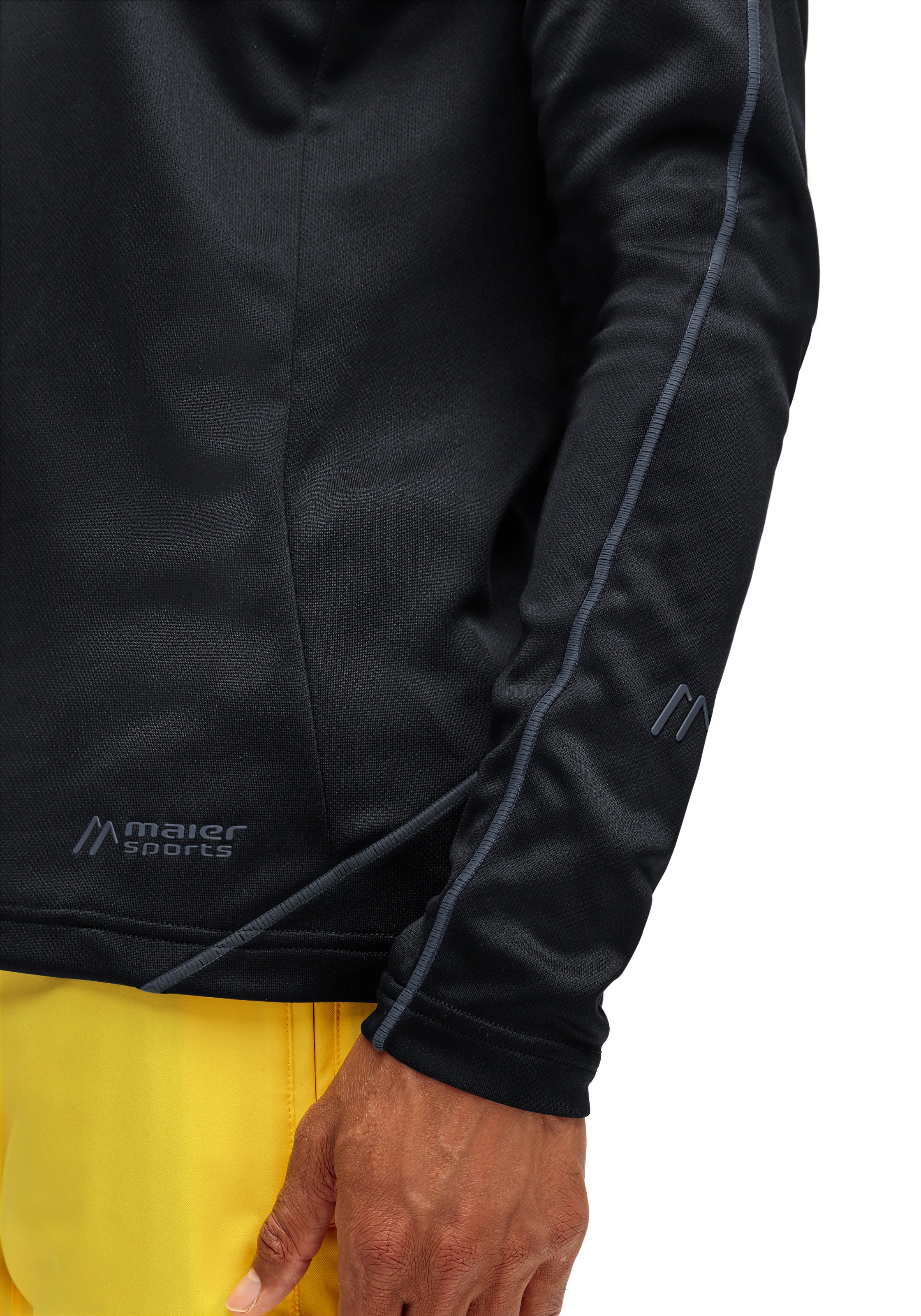 Maier Sports Funktionsshirt »Roger«, funktionaler Herren Midlayer für Outdoor Touren und Ausflüge