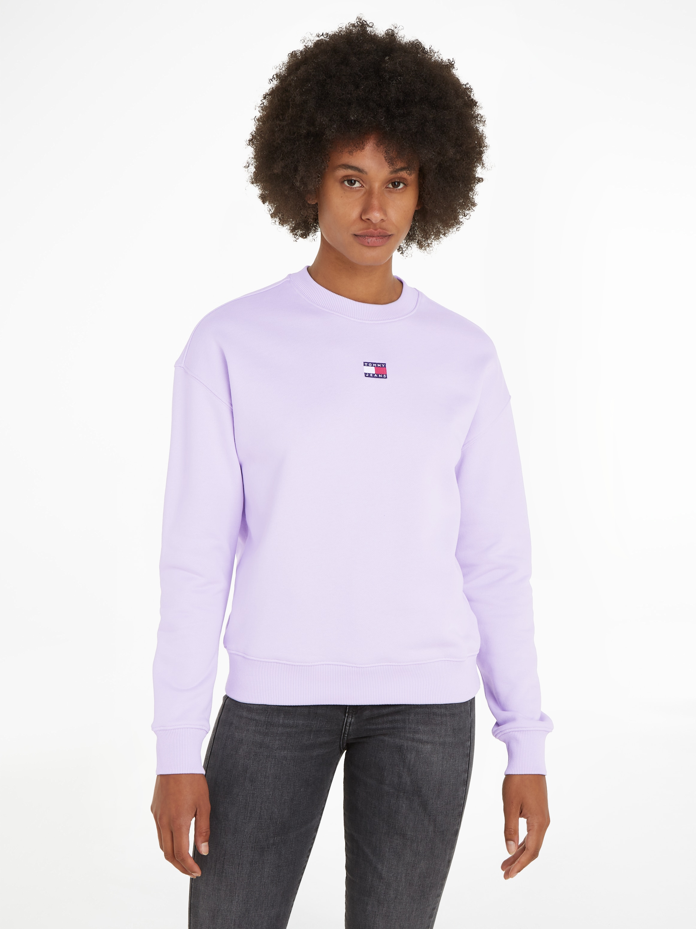 Tommy Jeans Sweatshirt, mit Dropshoulder-Design und Frontlogo günstig online kaufen