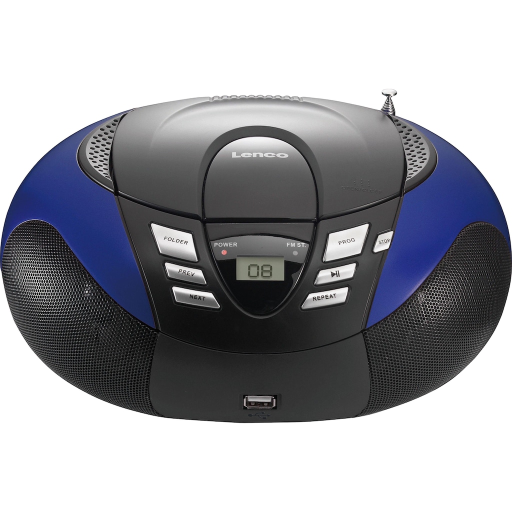 Lenco CD-Radiorecorder »SCD-37 Portables Radio mit CD Player/USB«