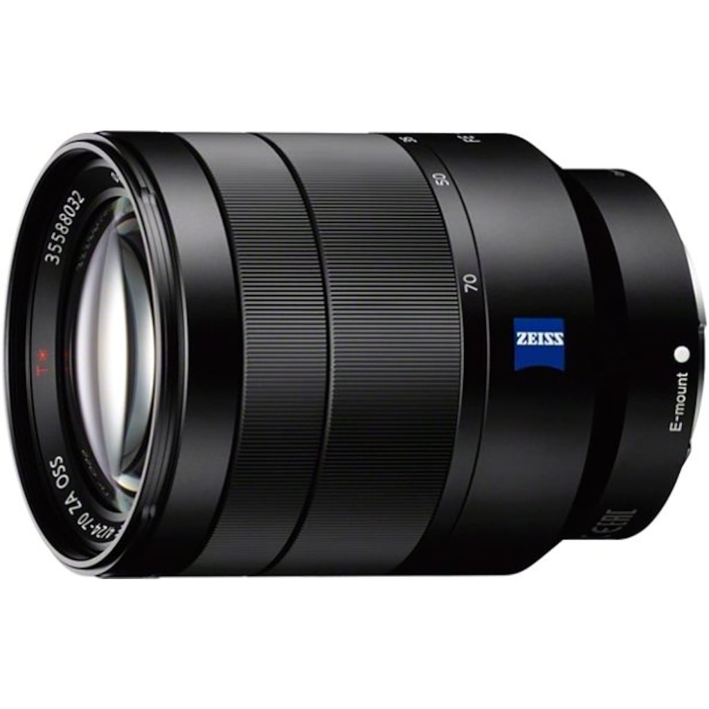 Sony Zoomobjektiv »SEL-2470Z Zeiss«, Vollformat, geeignet für Alpha und Nex Serien, E-Mount