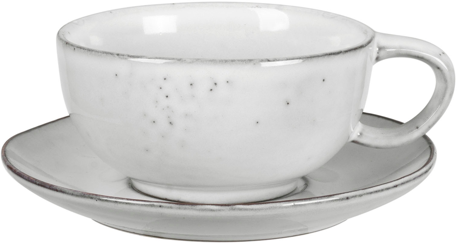 Thumbnail - Broste Copenhagen Teeservice "Single Geschirr-Set Nordic Sand, inkl. 1 Päckchen Papierserviette" Beliebte Geschirr Sets ...