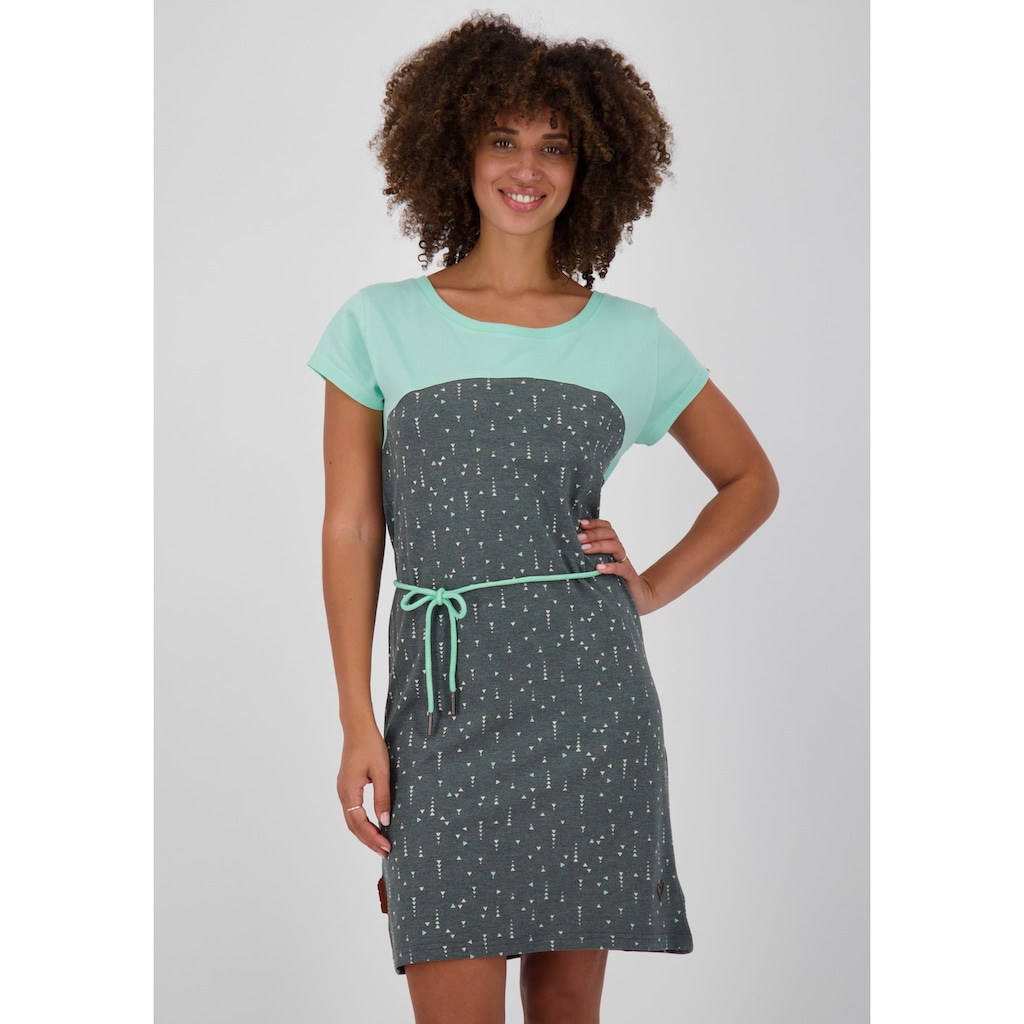 Alife & Kickin Jerseykleid »ClarissaAK«, (Set, 2 tlg., mit Bindegürtel)