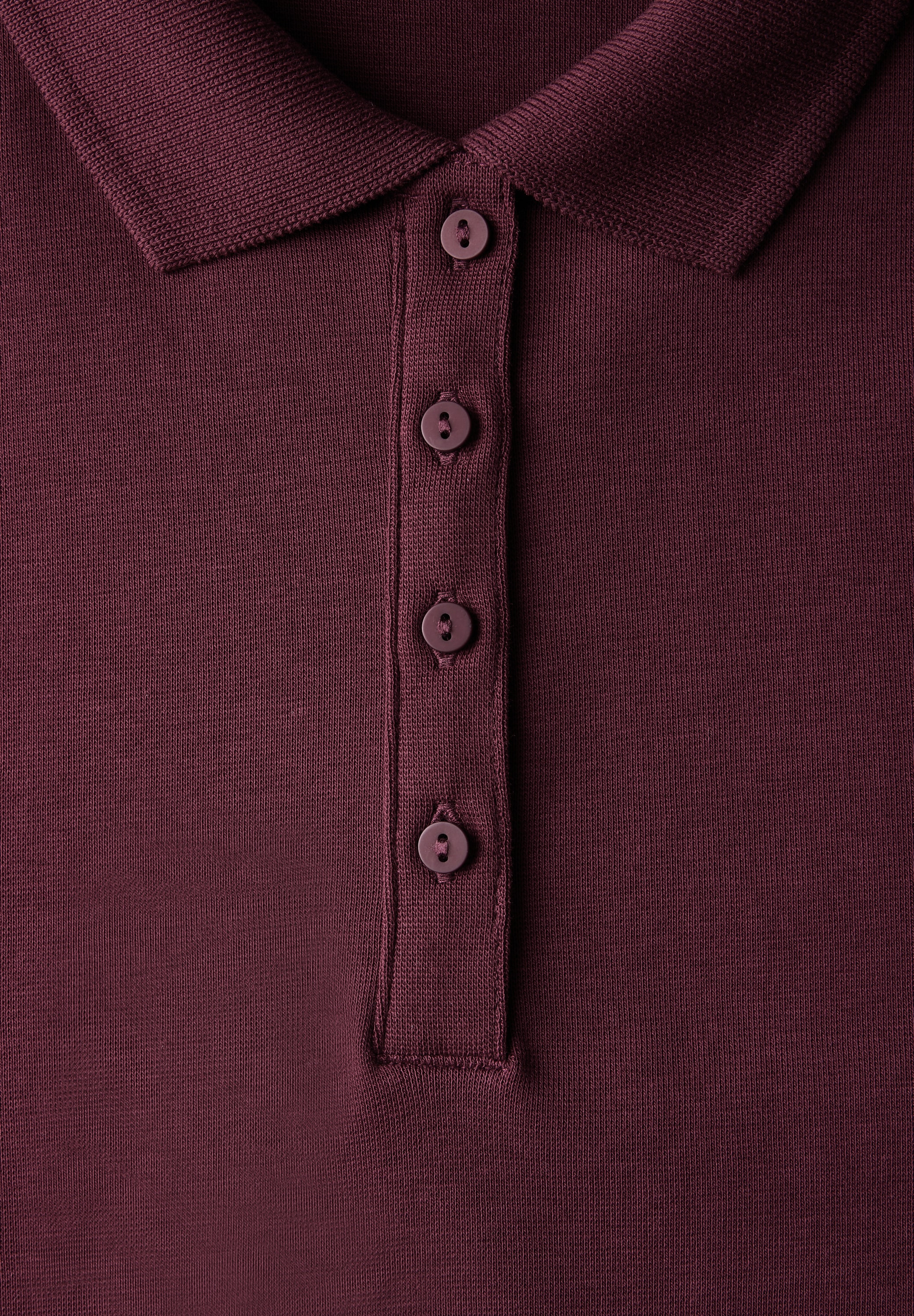 STREET ONE Poloshirt, mit Ripsstruktur