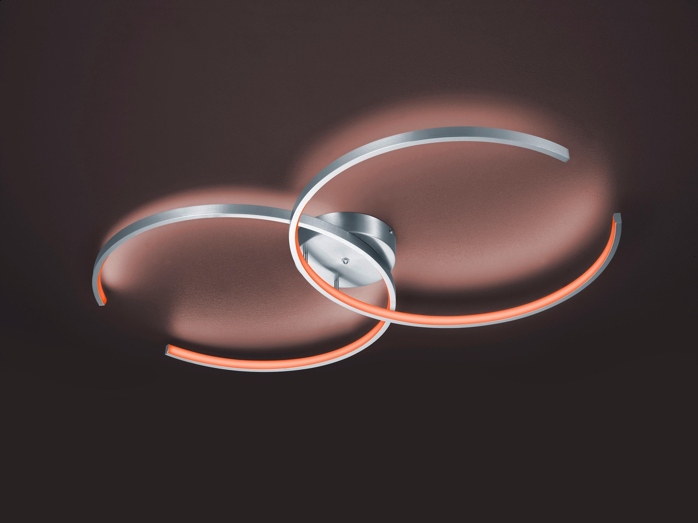 TRIO Leuchten LED Deckenleuchte »CITIZEN«, 2 flammig, Leuchtmittel LED-Board | LED fest integriert, WiZ Smarthome Deckenleuchte App Steuerung