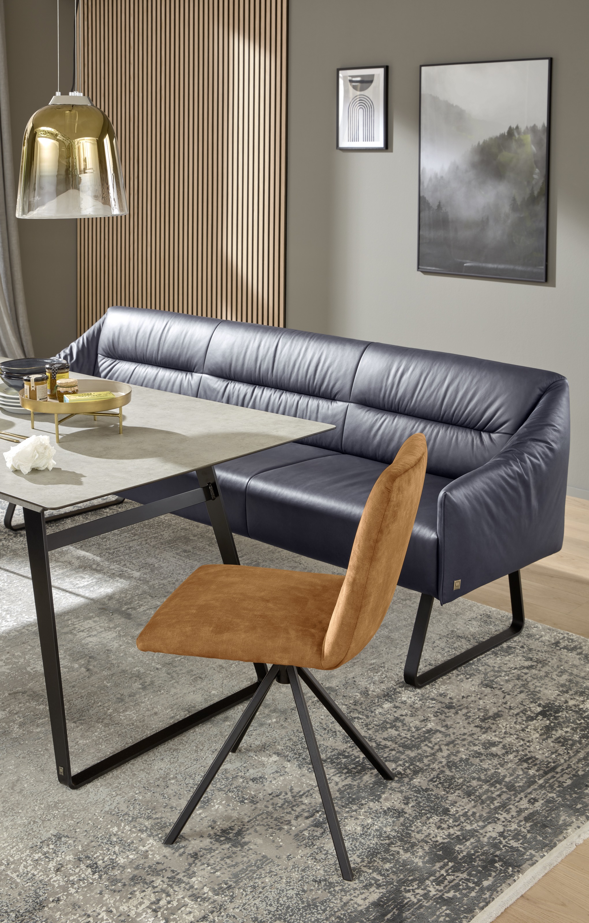 Musterring Polsterstuhl »JustB! SP500« () 1 Stk.mit Armlehne, wahlweise mit Drehfunktion, Stativgestell in schwarz